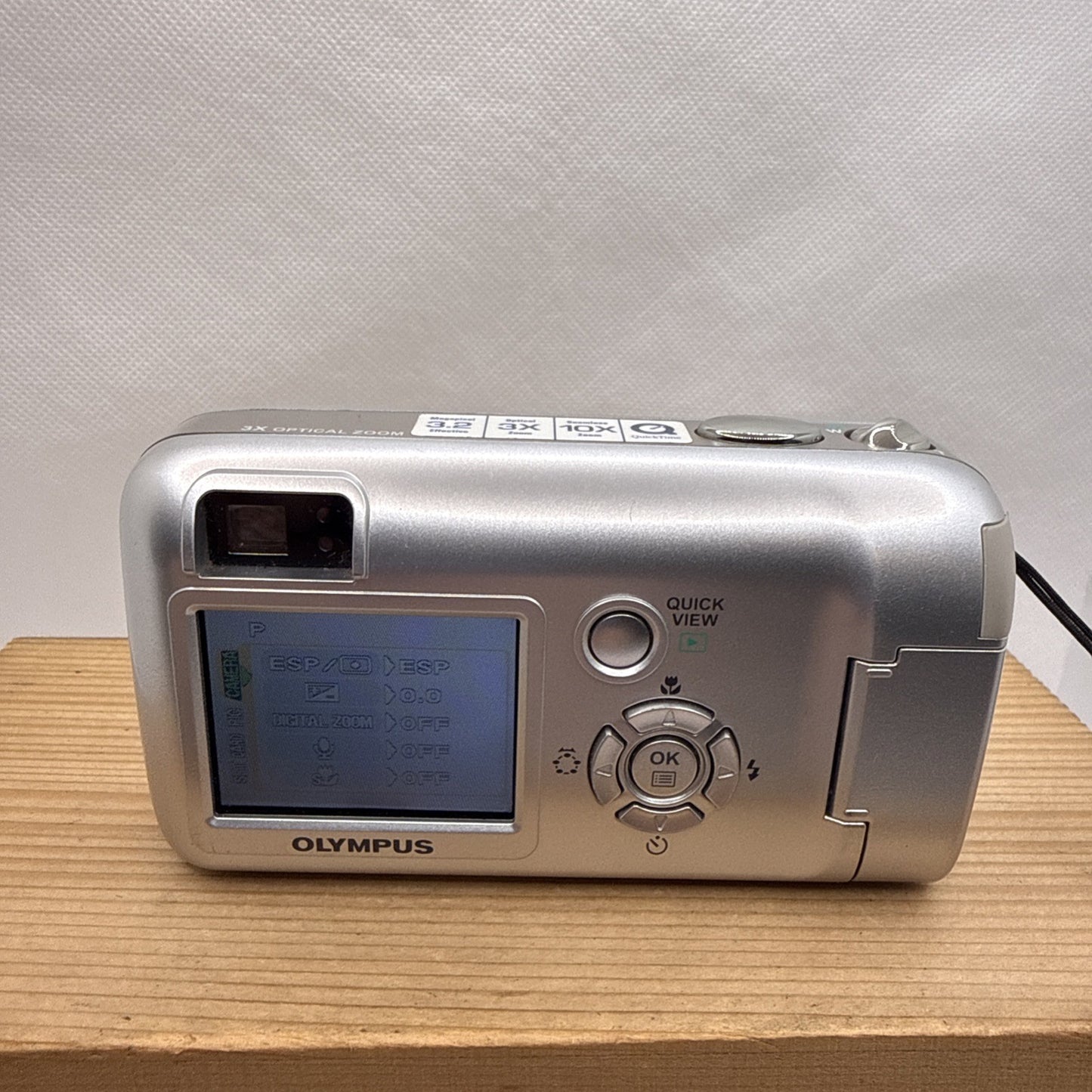 Olympus Digital Camera Camedia C-360 Zoom 3.2MP Tested + 128MB XD Card & USB