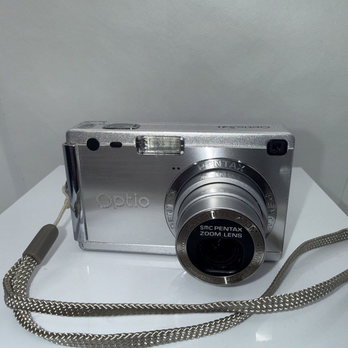 Pentax Optio S4i 4MP Digital Camera Tested Working Full Kit Ready To Use