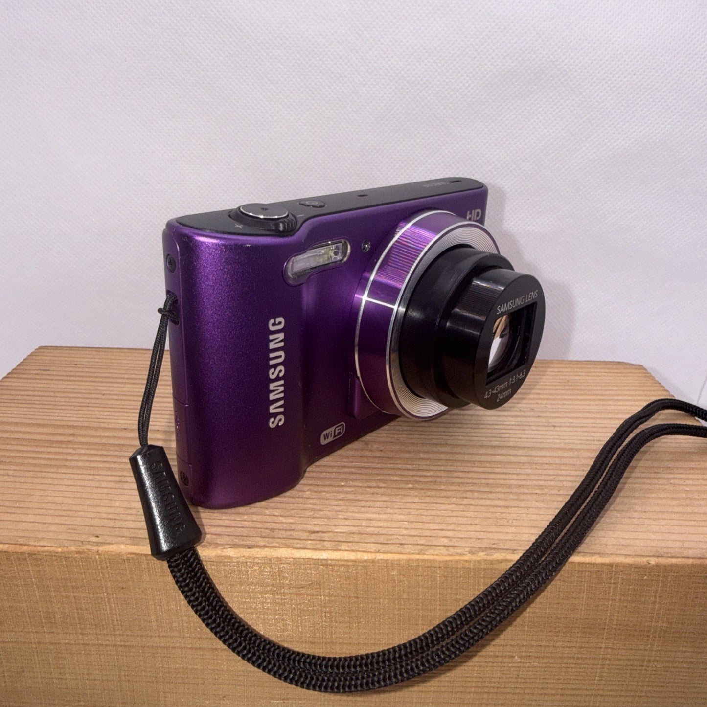 Samsung WB31F 16.2MP Digital Camera Tested Purple + Charger Battery 2GB SD Card