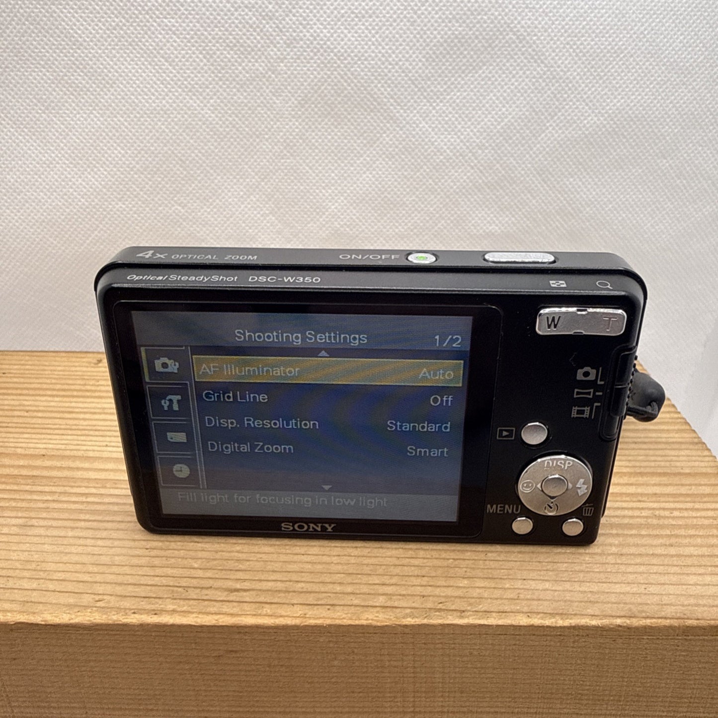Sony Cybershot DSC-W350 14.1MP Digital Camera Tested + Charger Battery 16GB SD