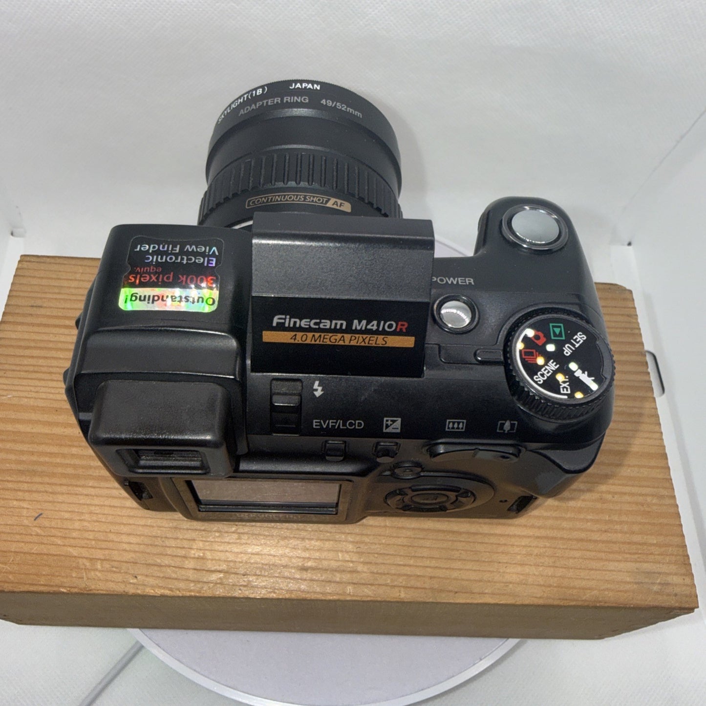 Kyocera Finecam M410R 4MP Digital Camera Tested Plus Memory 2GB SD USB Cable