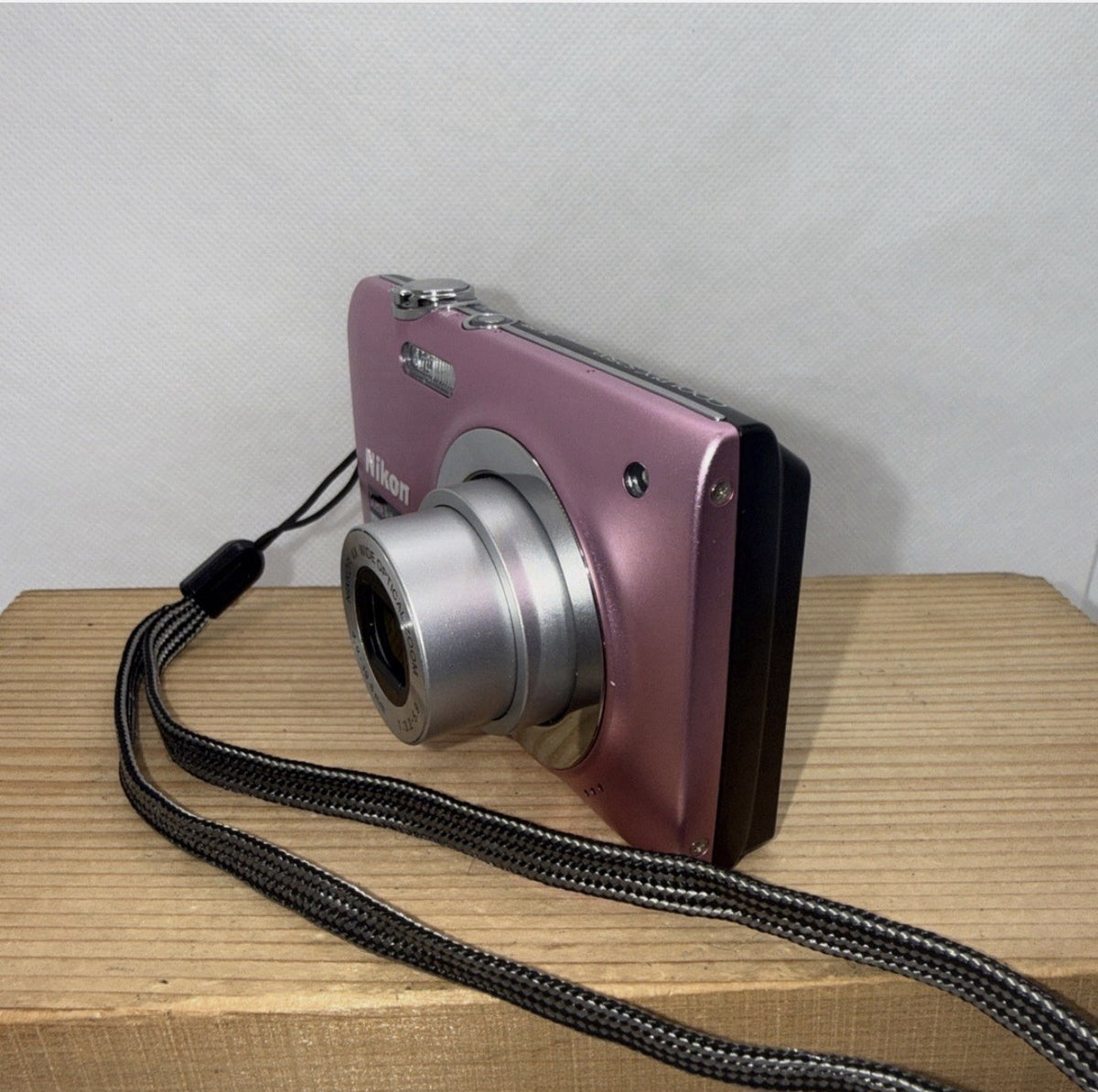 Nikon Coolpix S2500 12MP Pink Digital Camera Tested + Charger Battery 16GB SD