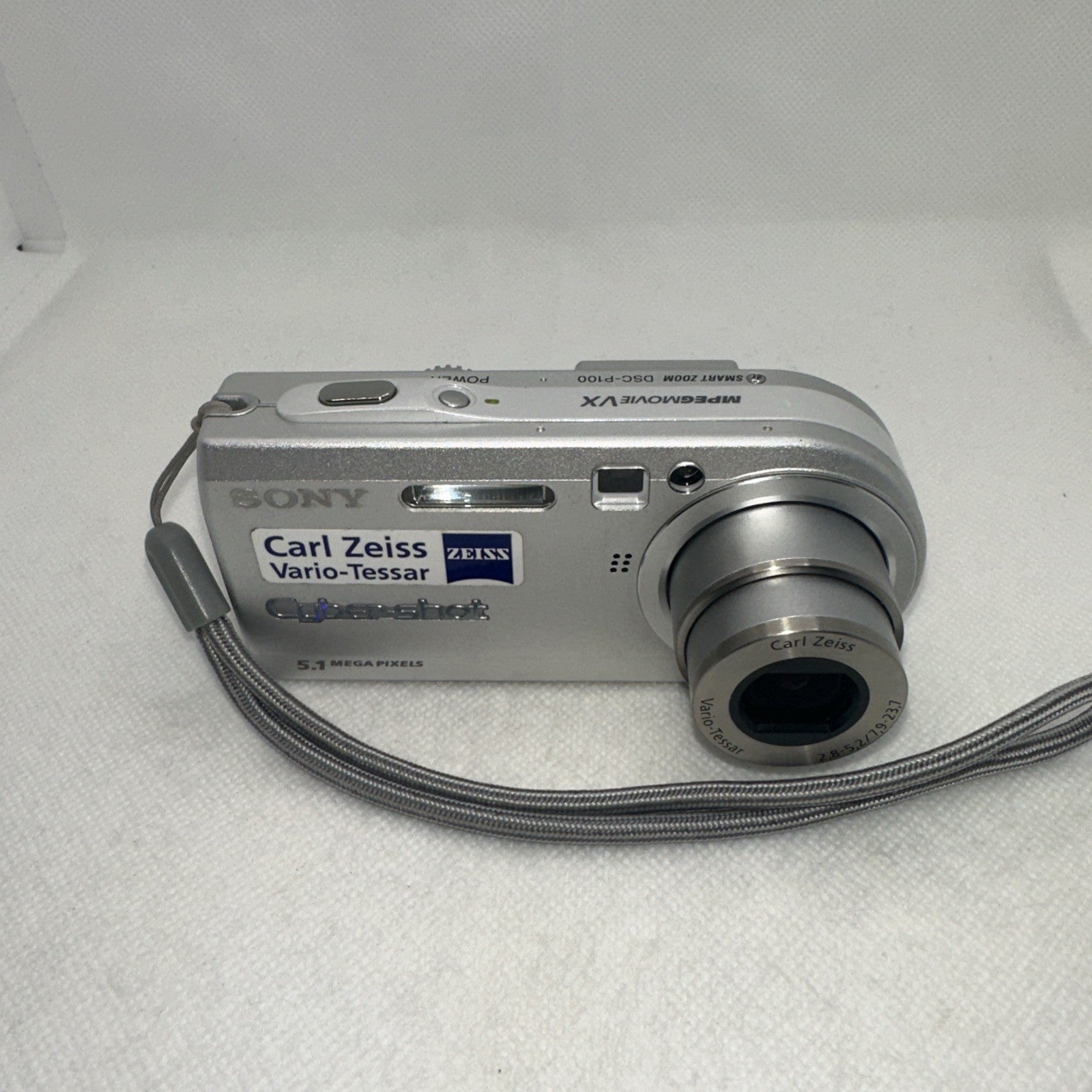 Sony Cybershot DSC-P100 5MP Digital Camera Tested + Charger Battery Memory Case2