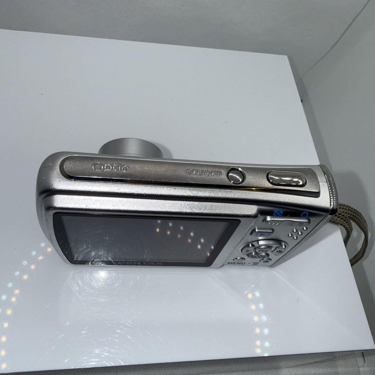 Digital Camera Pentax Optio L40 8MP Tested Working + Charger Battery 4GB SD Card