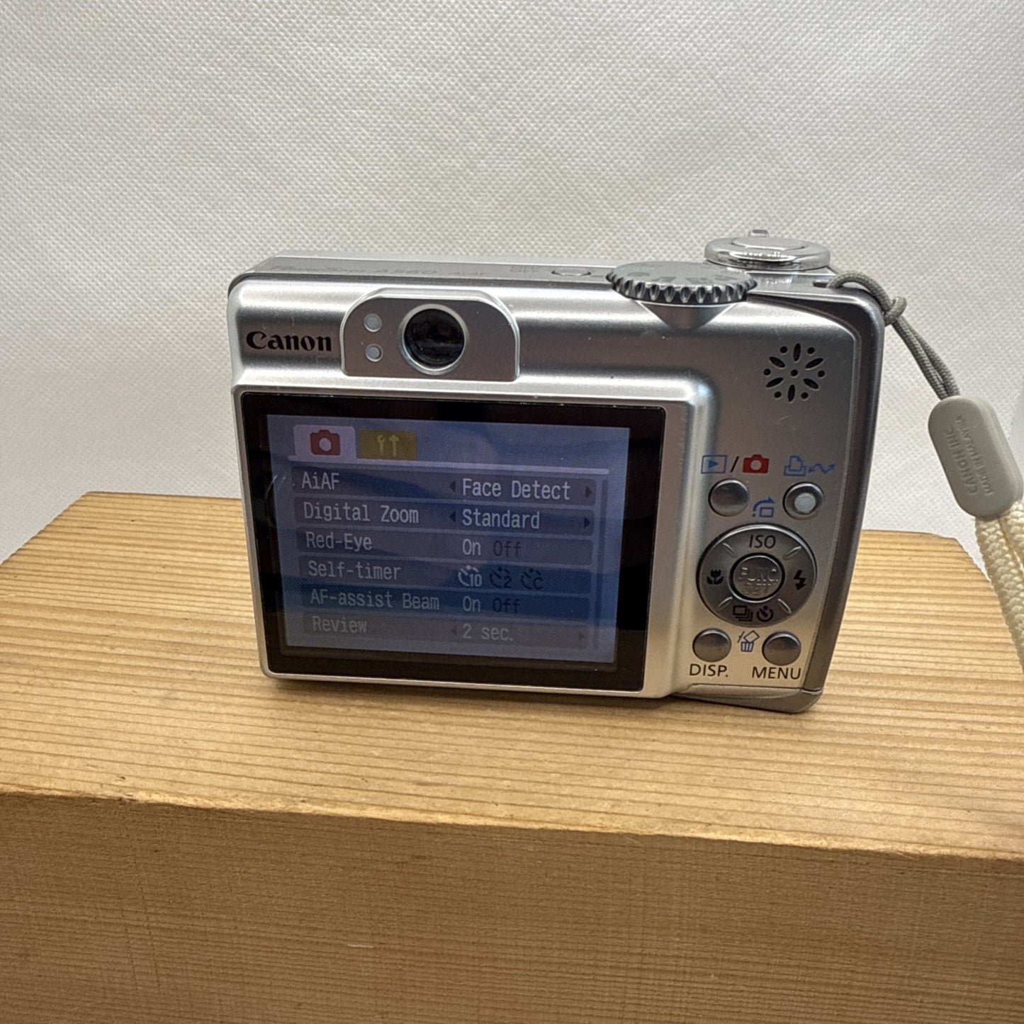 Canon Powershot A560 7.1mp Digital Camera SD Card  & Case Fully Tested & Working