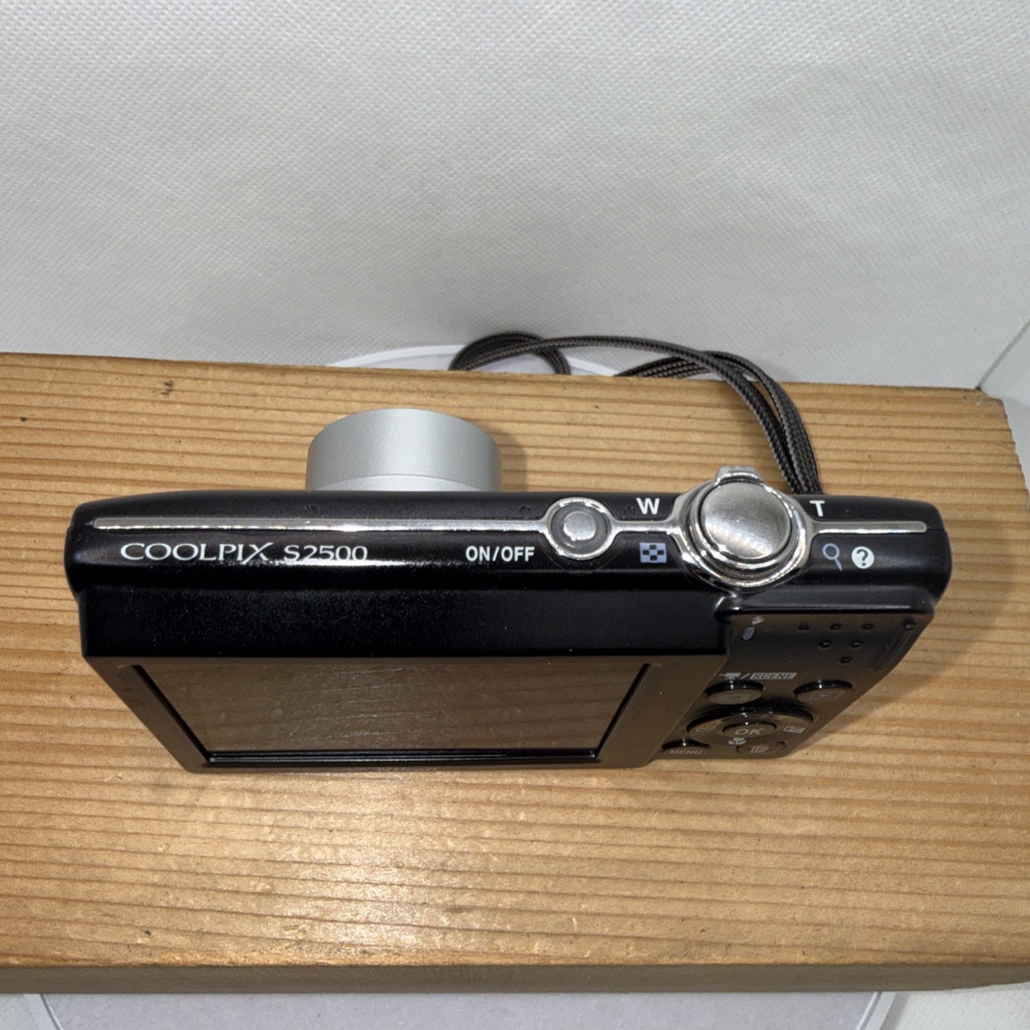 Nikon Coolpix S2500 12MP Digital Camera Tested + Charger Battery 4GB SD Card