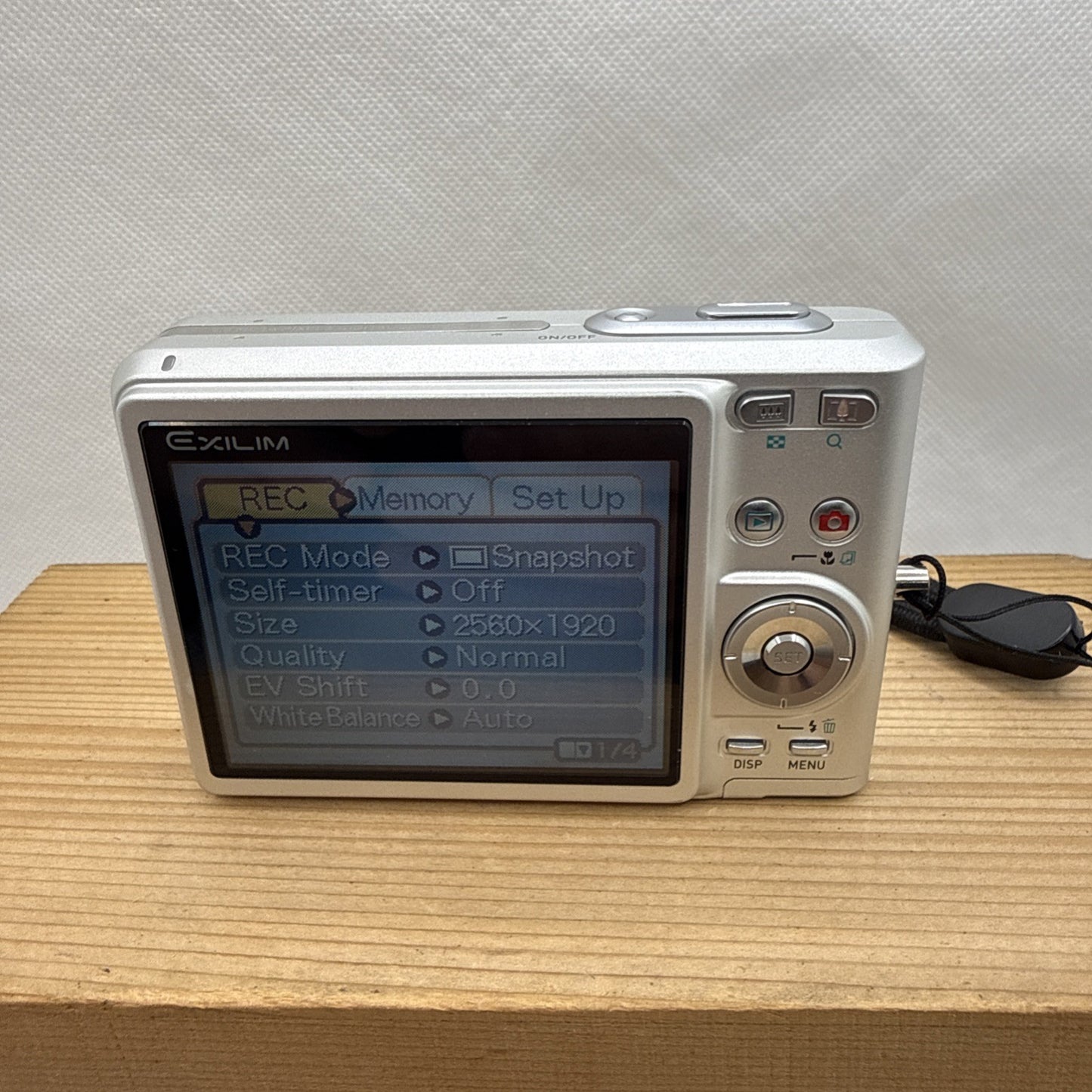 Casio Exilim EX-Z57 5MP Metal Digital Camera Tested + Charger Battery SD & Case