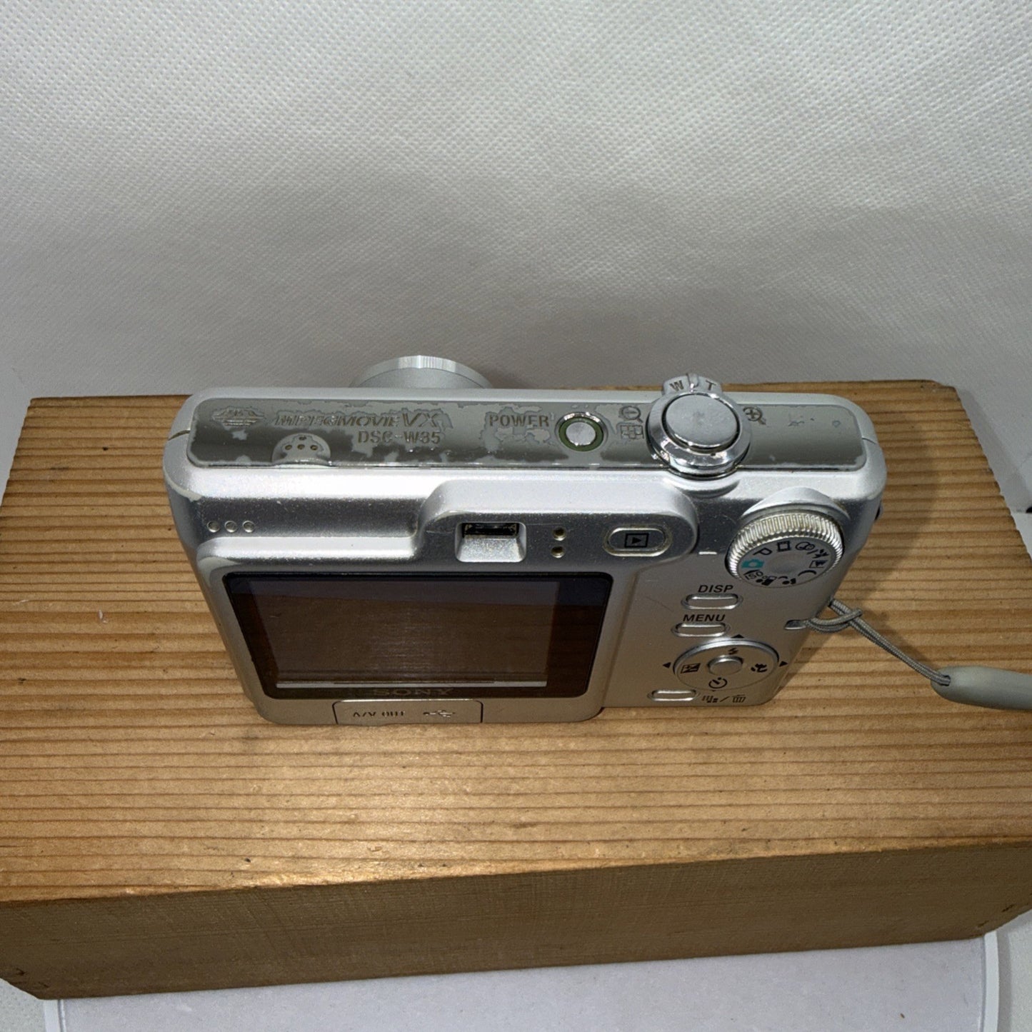 Sony Cybershot DSC-W35 7.2MP Digital Camera Tested + Charger Battery Memory