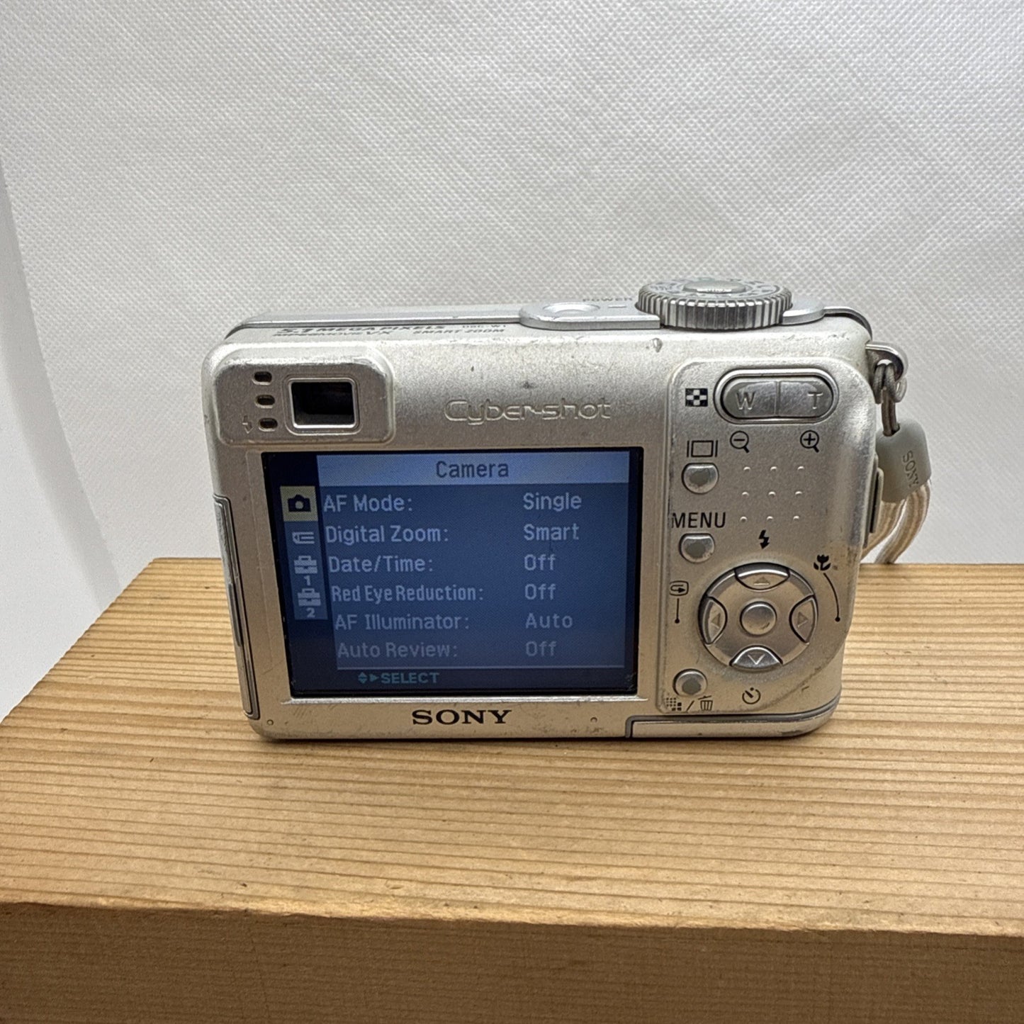 Sony Cyber-shot DSC-W1 5.1MP Digital Camera Tested + Memory Card & USB Cable