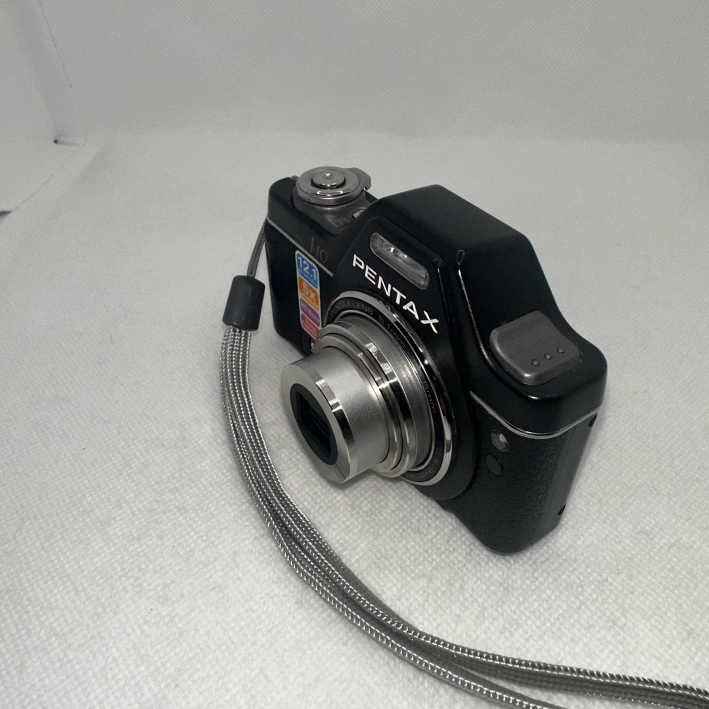 Pentax Optio I-10 12.1MP Digital Camera Tested Boxed Plus Charger Battery 4GB SD3