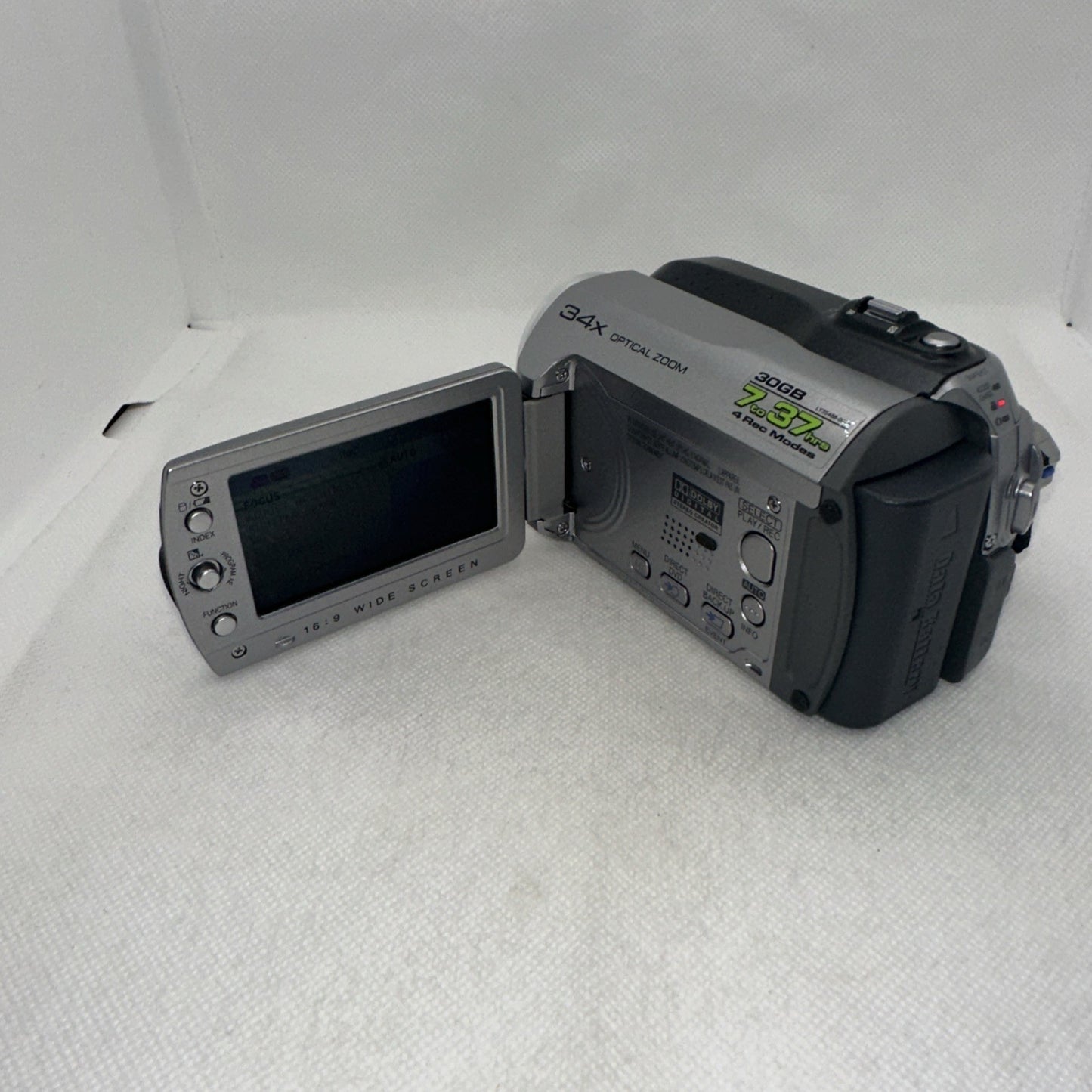 JVC Everio GZ-MG130EK Handheld HD 30GB HDD Camcorder Tested + Accessories2