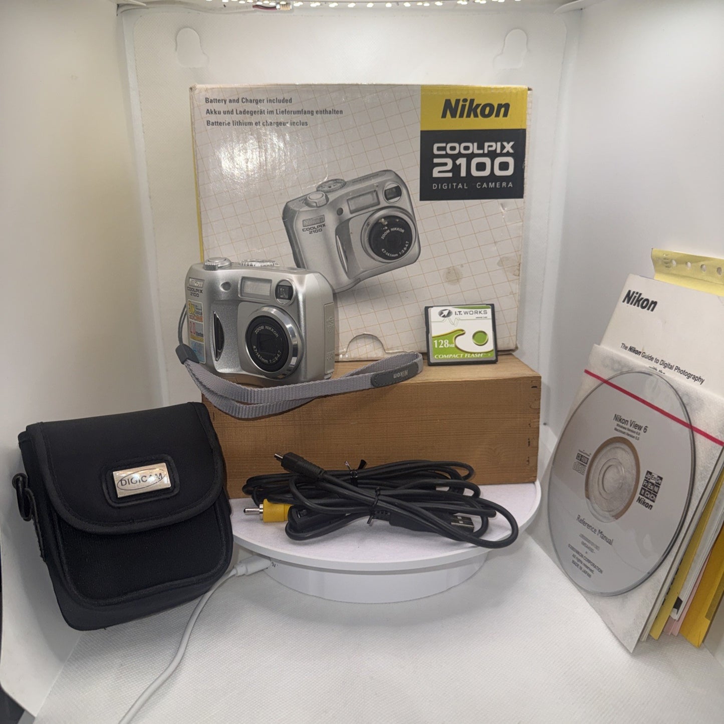 Nikon Coolpix 2100 Digital Camera 2.0MP Boxed Tested + Accessories VGC Retro Y2K