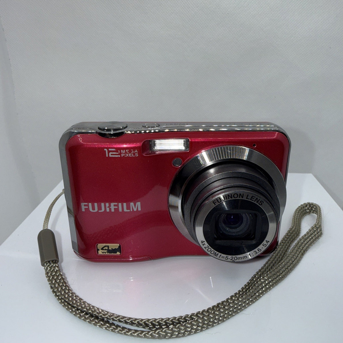 Pink Digital Camera Fujifilm AX245w 10.2MP Tested + Charger Batteries 4GB