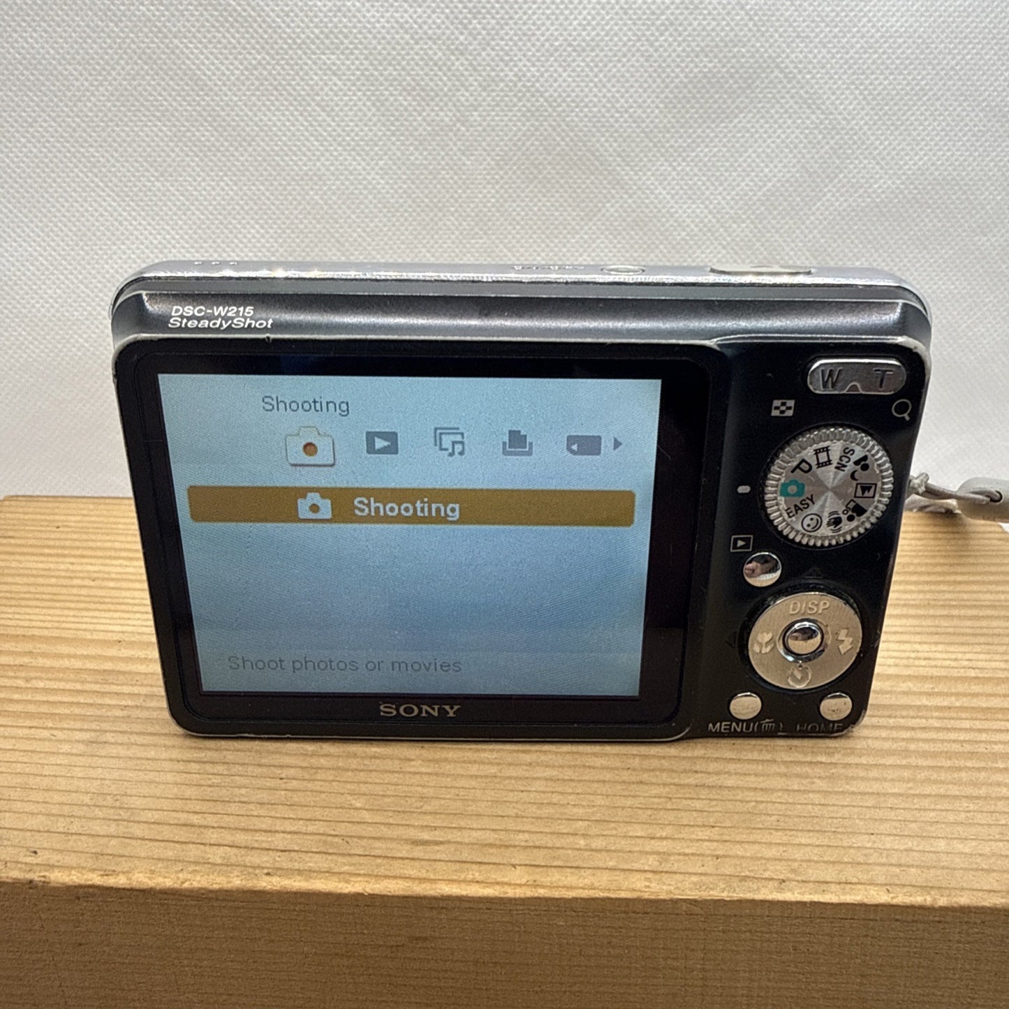 Sony Cyber-shot DSC-W215 12.1MP Digital Camera Tested + Charger Battery Memory