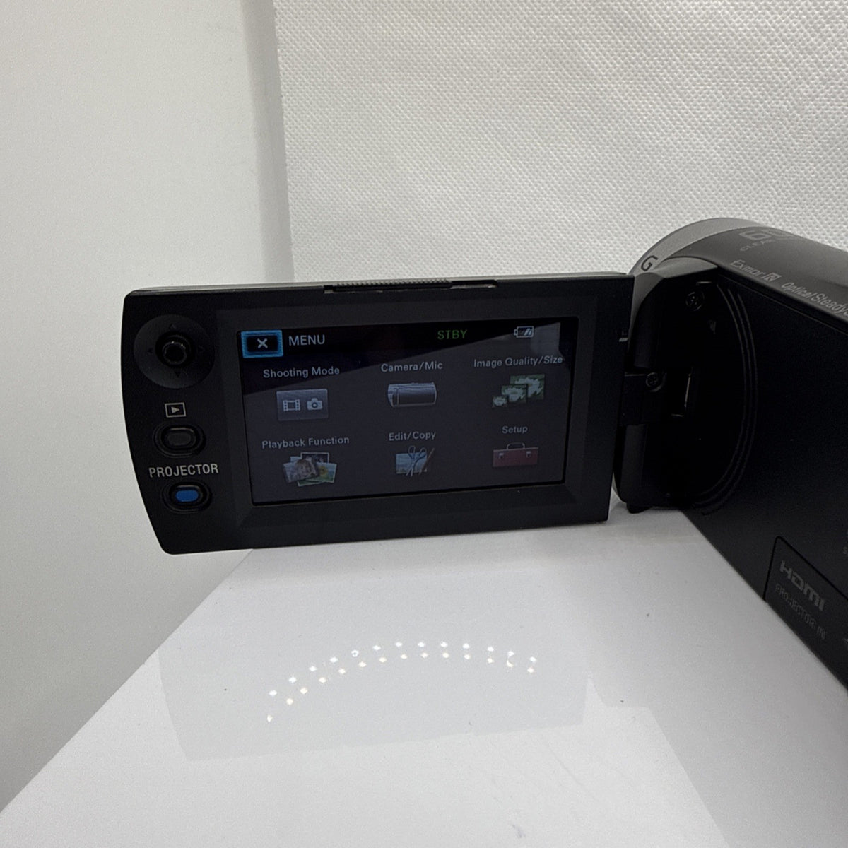 Sony HDR-PJ330E Handycam Full HD Camcorder Built-in Projector Tested Bundle VGC