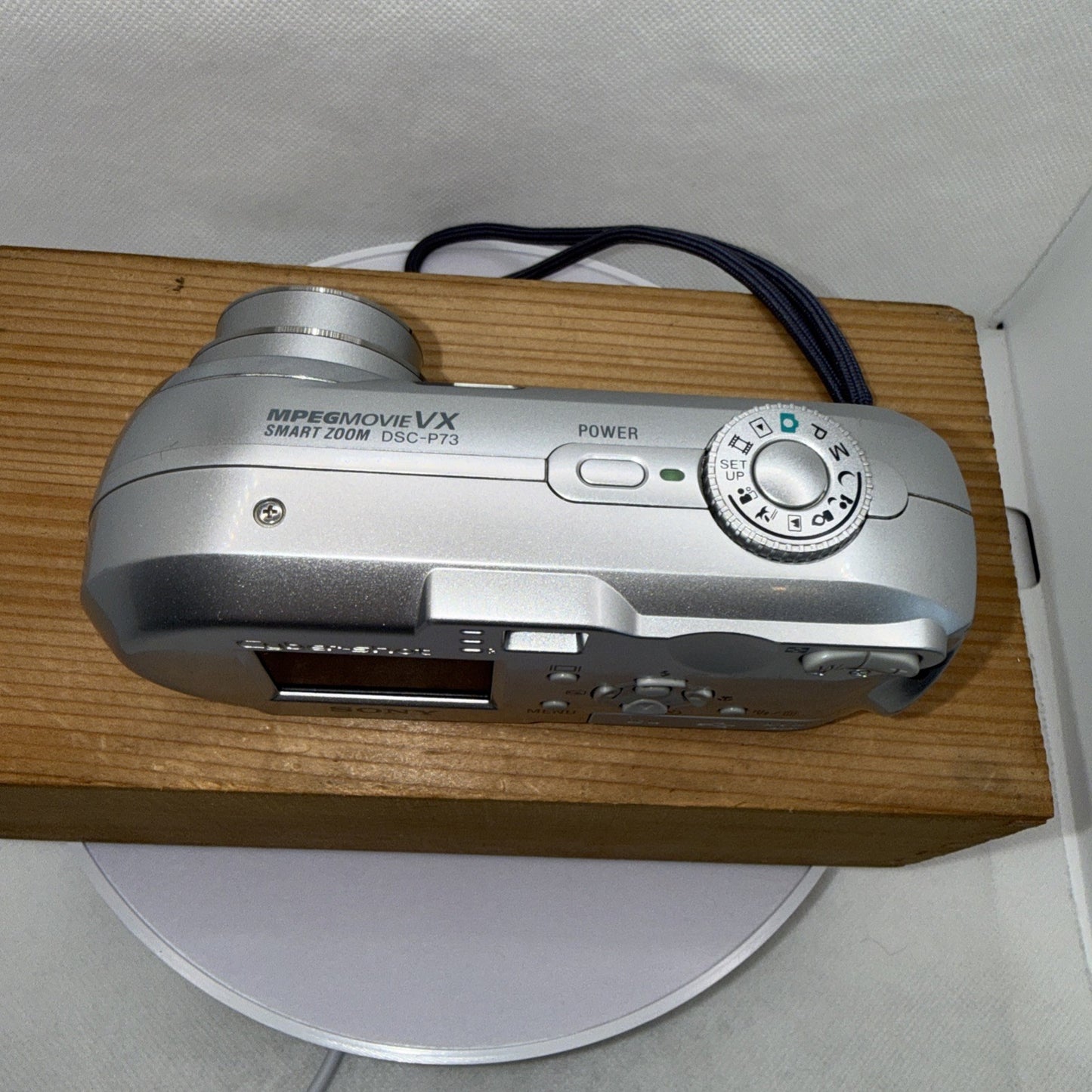 Sony Cybershot DSC-P73 4.1MP Digital Camera Working + Memory Card And USB Cable