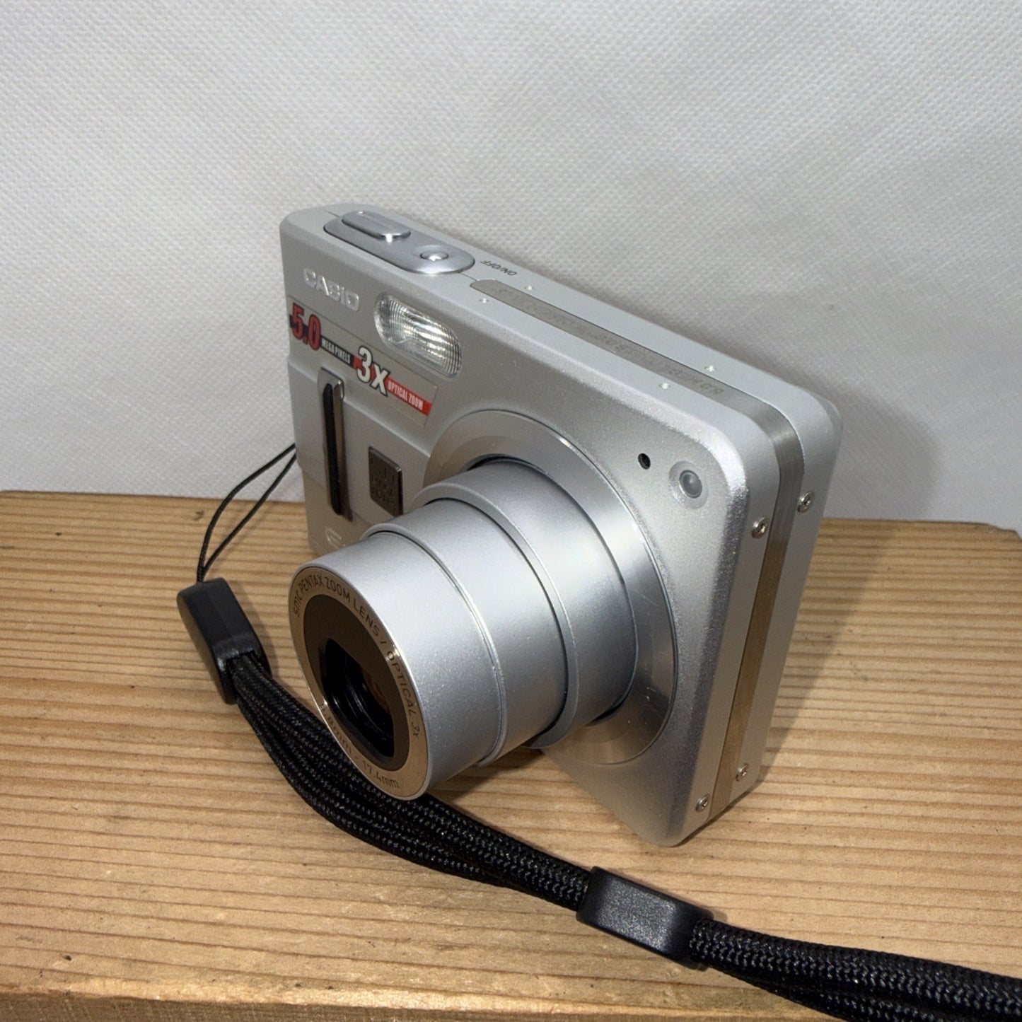Casio Exilim EX-Z57 5MP Metal Digital Camera Tested + Charger Battery SD & Case