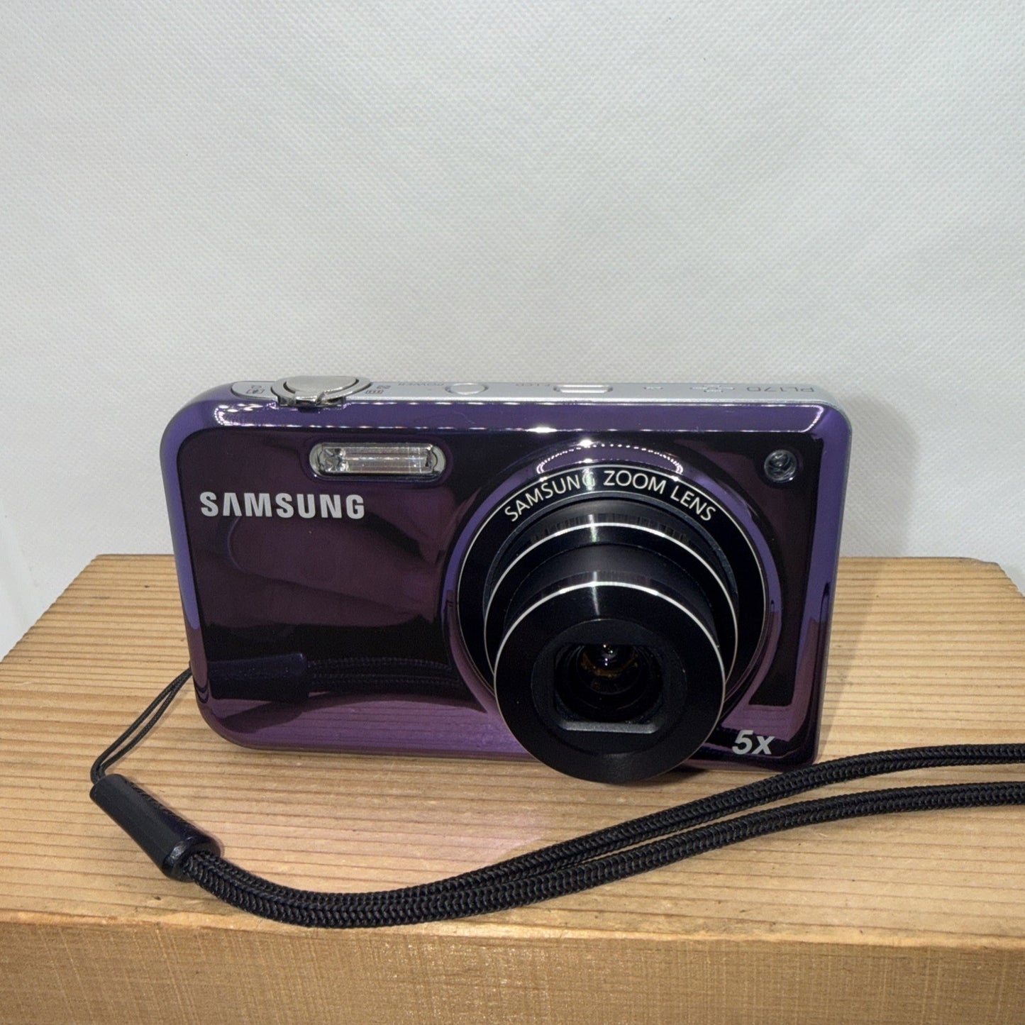 Samsung PL170 16.1MP Dual Screen LCD Selfie Digital Camera Working + Accessories