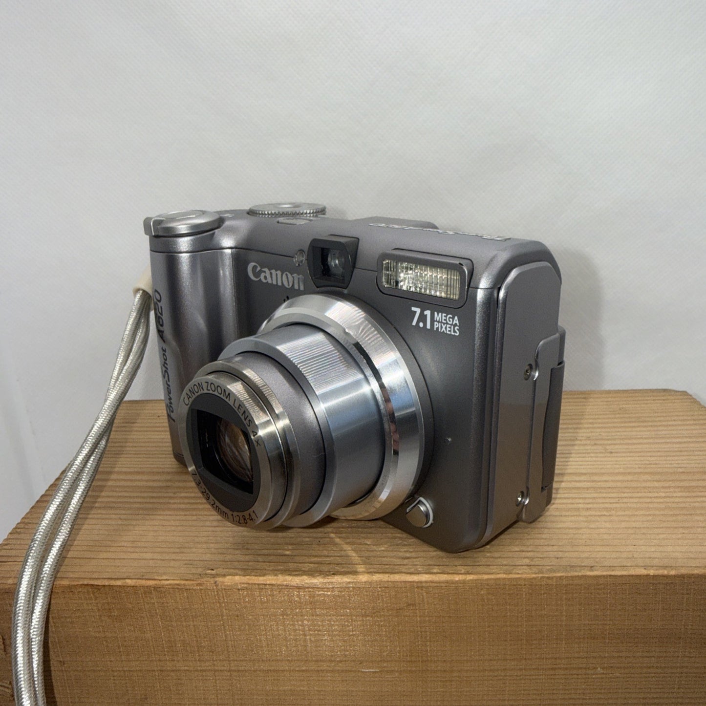 Canon PowerShot A620 Digital Camera 7.1MP Flip Screen Tested + 1GB SD Card