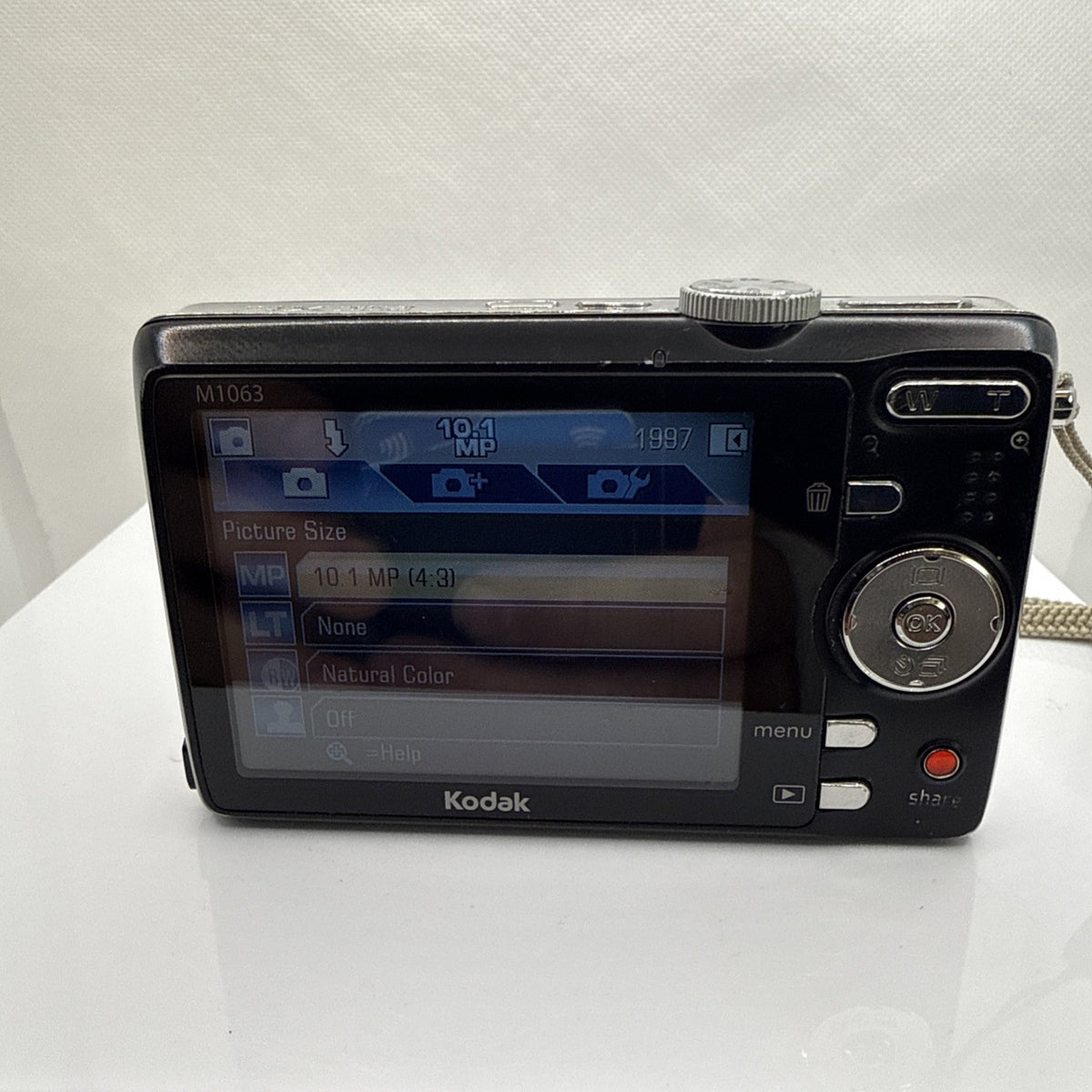 Kodak EasyShare M1063 10.3MP Digital Camera Tested + Charger Battery 4GB SD