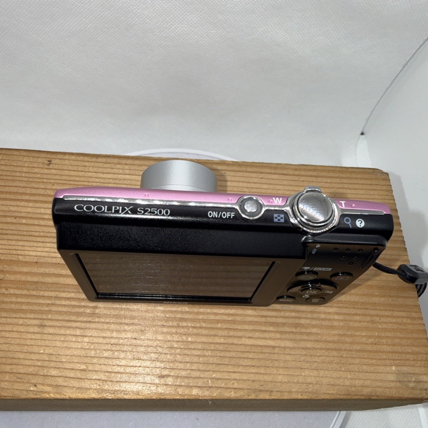 Nikon Coolpix S2500 Pink 12MP Digital Camera Tested + Charger Battery 8GB Boxed