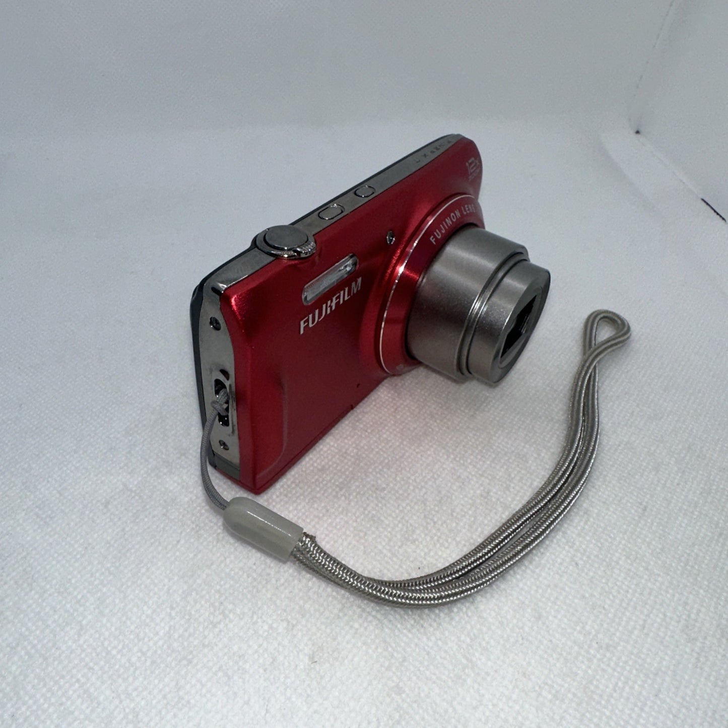 Fujifilm Digital Camera FinePix T500 16.0MP Red Tested + Charger Battery 16GB SD1