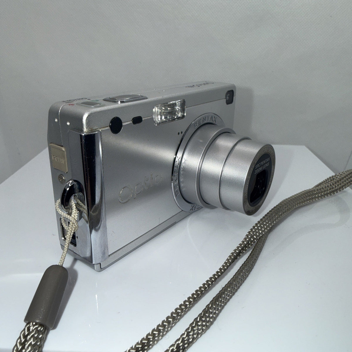 Pentax Optio S4i 4MP Digital Camera Tested Working Full Kit Ready To Use