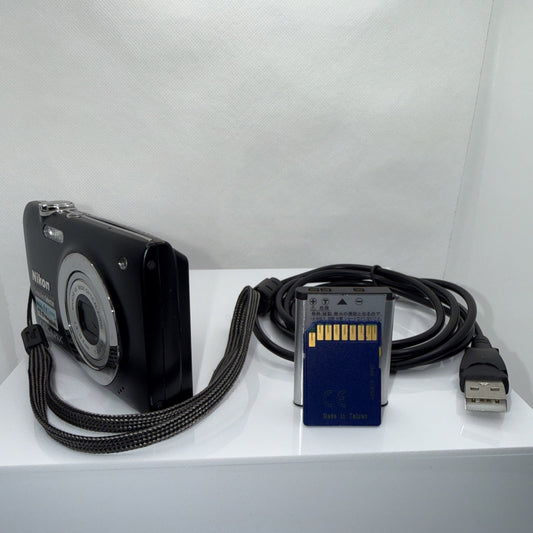 Nikon Coolpix S2500 12MP Digital Camera Tested Working + Charger Battery 16GB