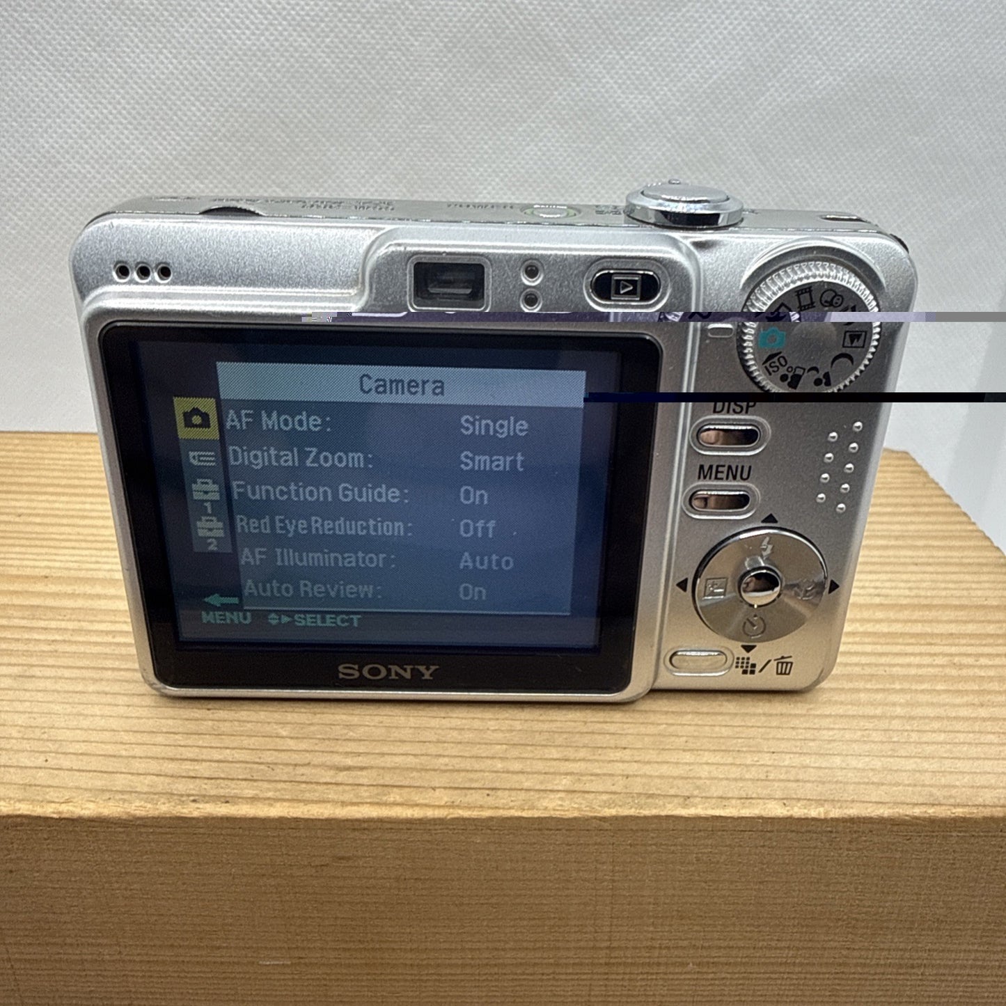 Sony Cyber-shot DSC-W55 7.2MP Digital Camera Tested + Charger Battery 2GB