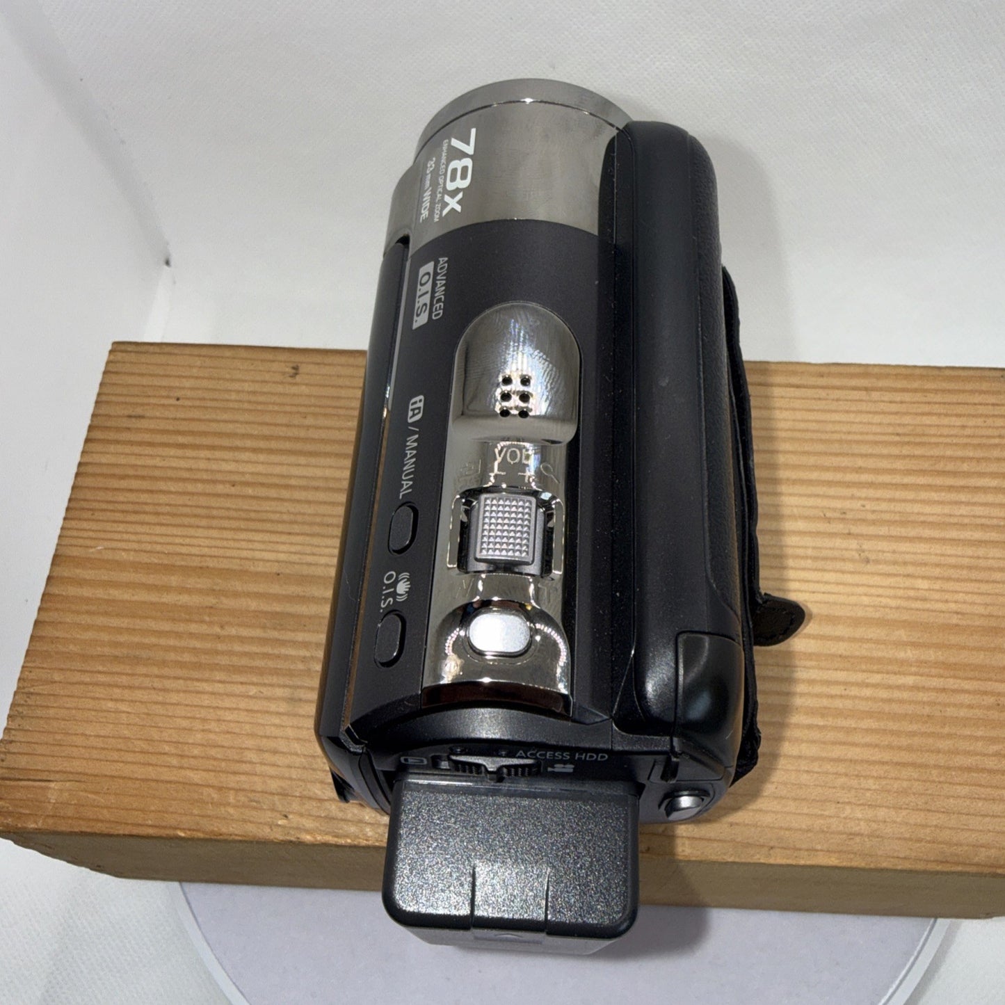Panasonic SDR-H101 Camcorder 80GB HDD 78x Zoom Video Camera + Charger - Bundle