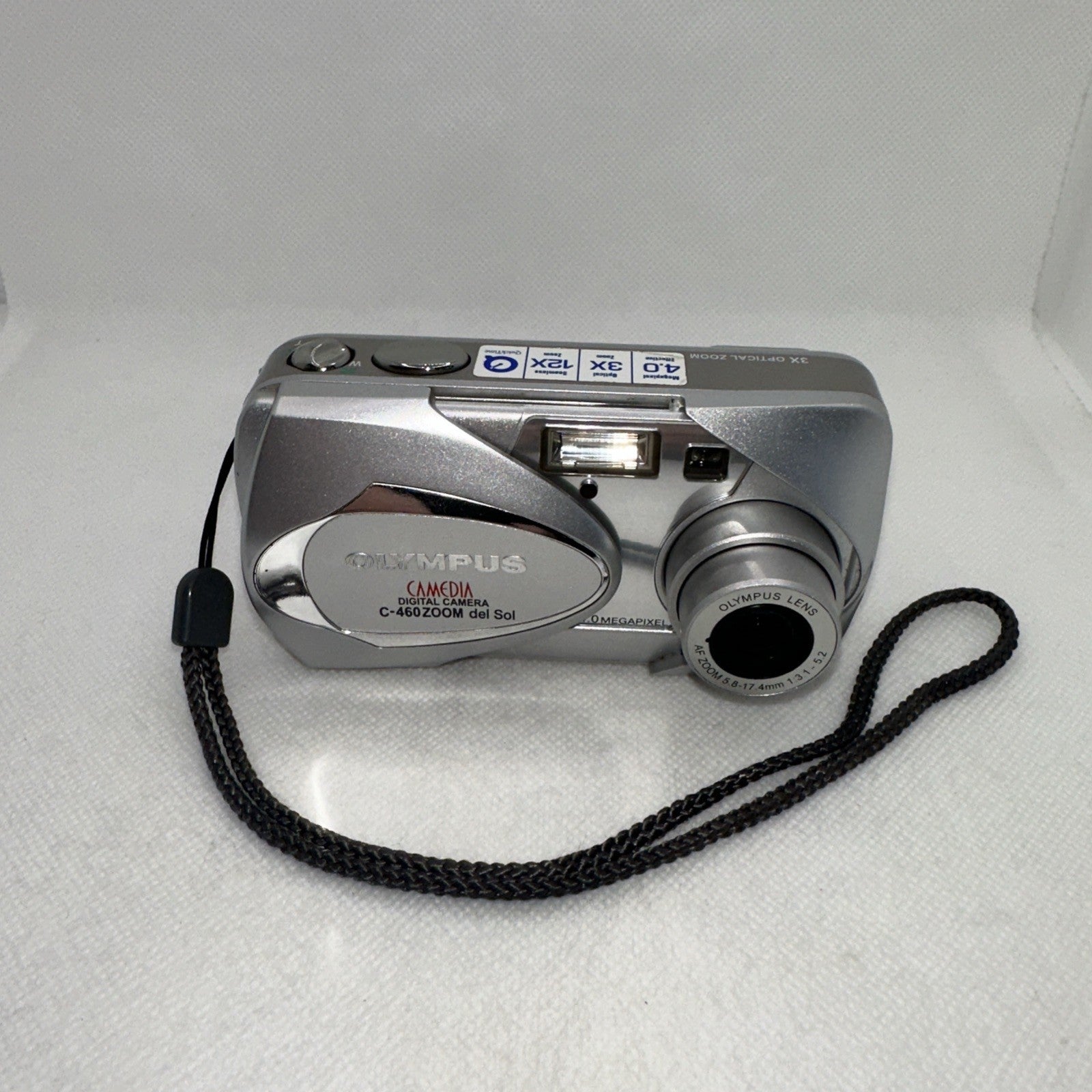 Olympus Camedia C-460 Zoom Digital Camera Tested Plus Batteries And Memory2
