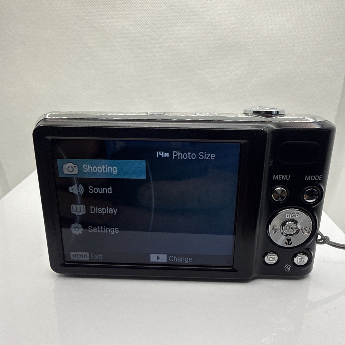 Samsung Digital Camera PL201 14.2MP Tested Working + Charger Battery 4GB SD Card