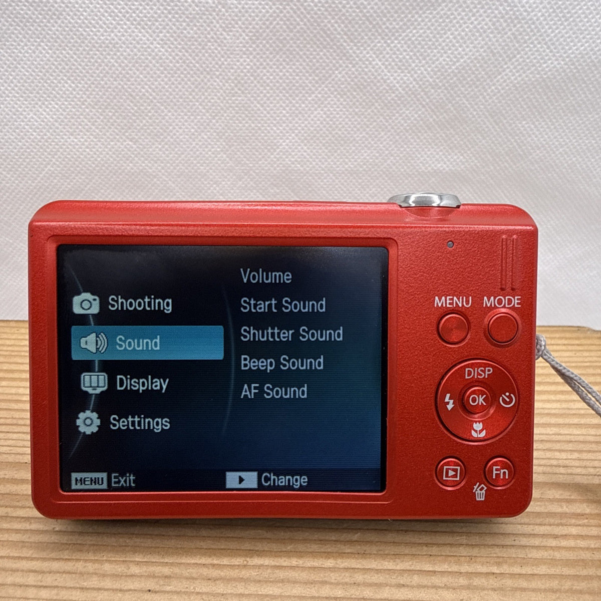 Samsung ST93 16.1MP Digital Camera Red Tested Working + Charger Battery 2GB SD
