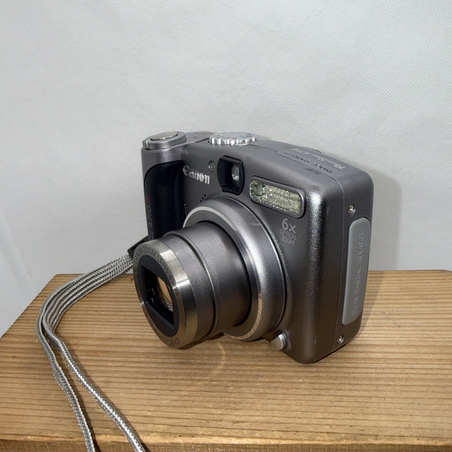 Canon PowerShot A710 IS 7.1MP Digital Camera 6x Zoom Tested & Working + 4GB SD