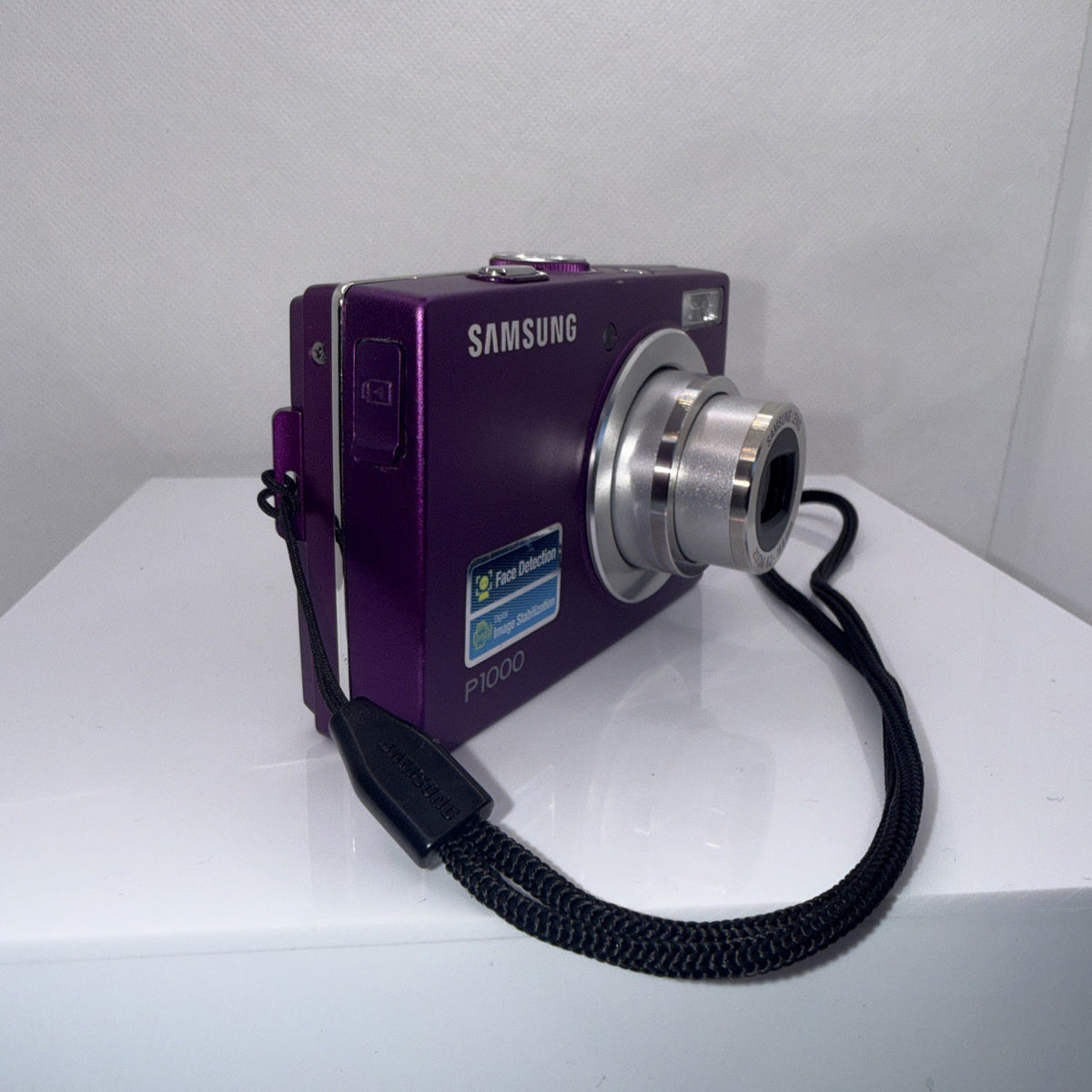Digital Camera Samsung P1000 10.2MP Purple Tested + Charger Battery 4GB SD Case