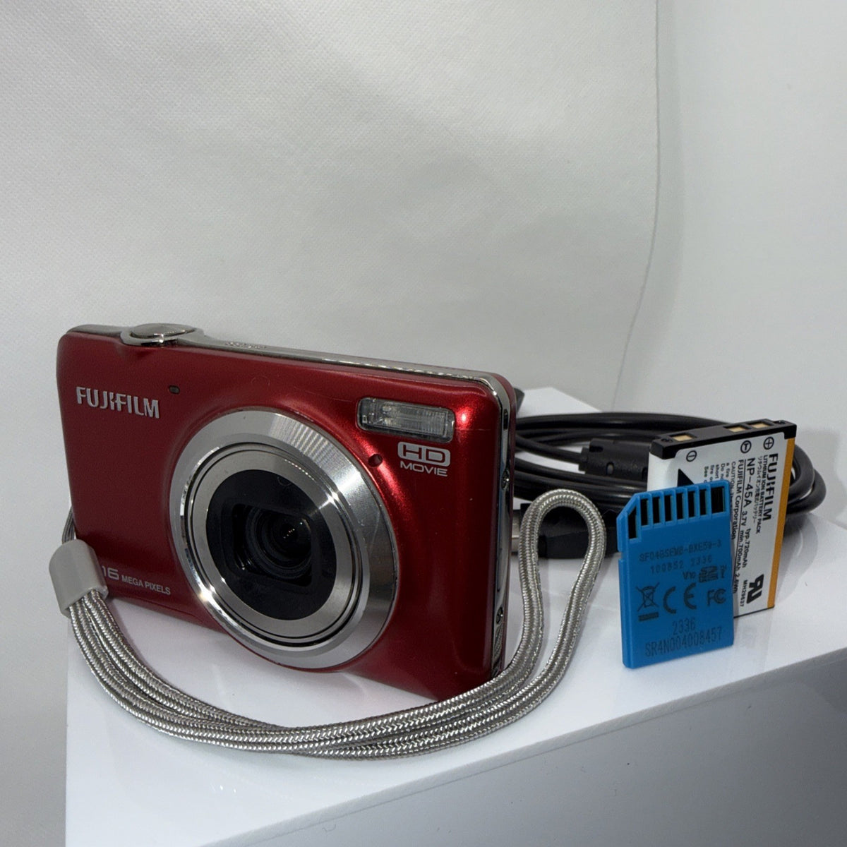 Fujifilm FinePix JX420 Digital Camera 16MP Tested Lens Flaps Missing - Working