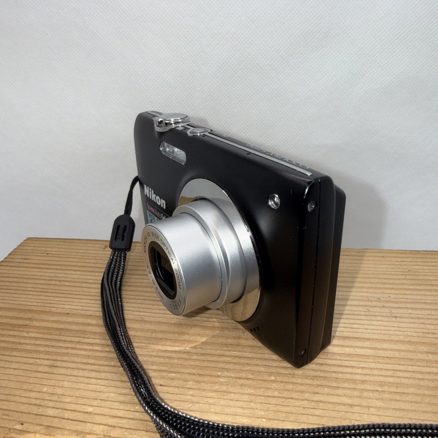 Nikon Coolpix S2550 12MP Digital Camera Tested + Charger Battery 4GB SD Card