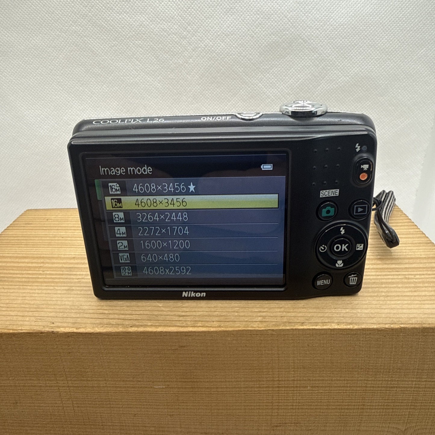 Nikon COOLPIX L26 16.1 MP Digital Camera Boxed Tested + 4GB SD Card VGC