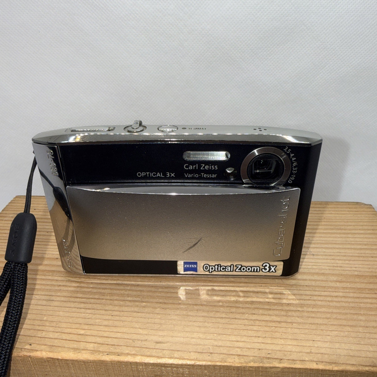 Sony Cyber-shot DSC-T5 5.1MP Digital Camera Tested + Charger Battery Memory
