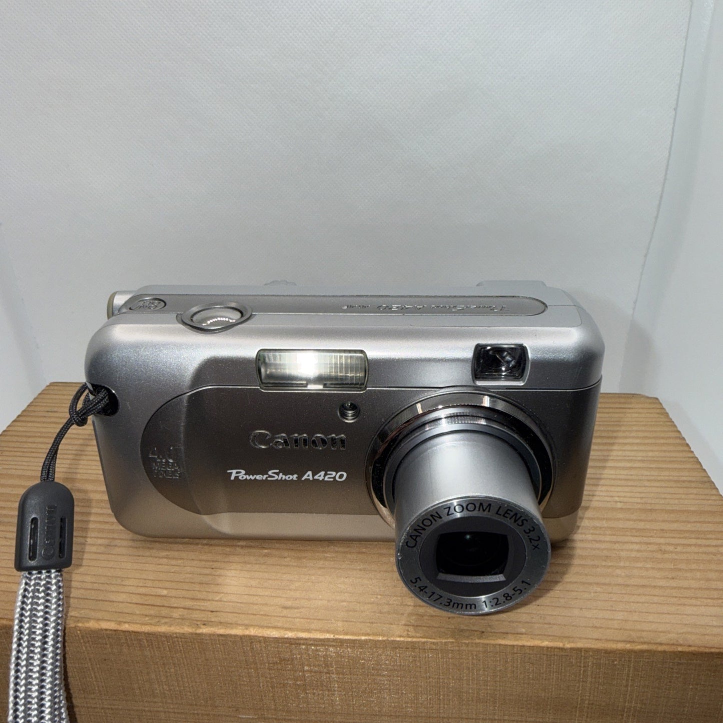 Canon PowerShot A420 Digital Camera 4MP Tested Working + Memory Case Bundle2