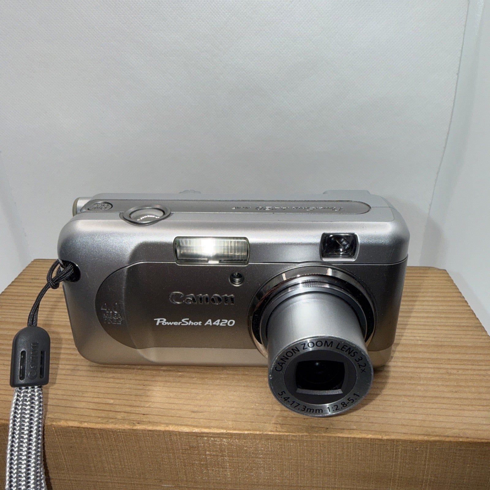 Canon PowerShot A420 Digital Camera 4MP Tested Working + Memory Case Bundle2
