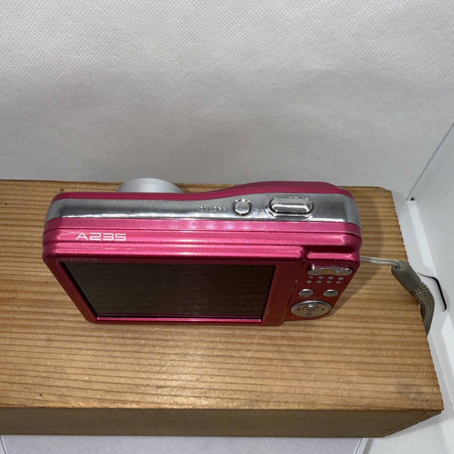 FujiFilm FinePix A235 12.2MP Digital Camera Pink Tested Working + 4GB SD Card