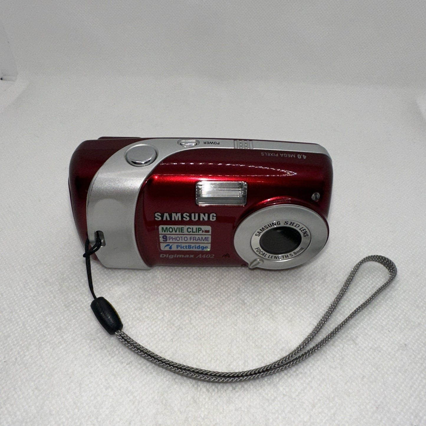 Samsung Digimax A402 Digital Camera Tested Working Plus Batteries And 1GB SD2
