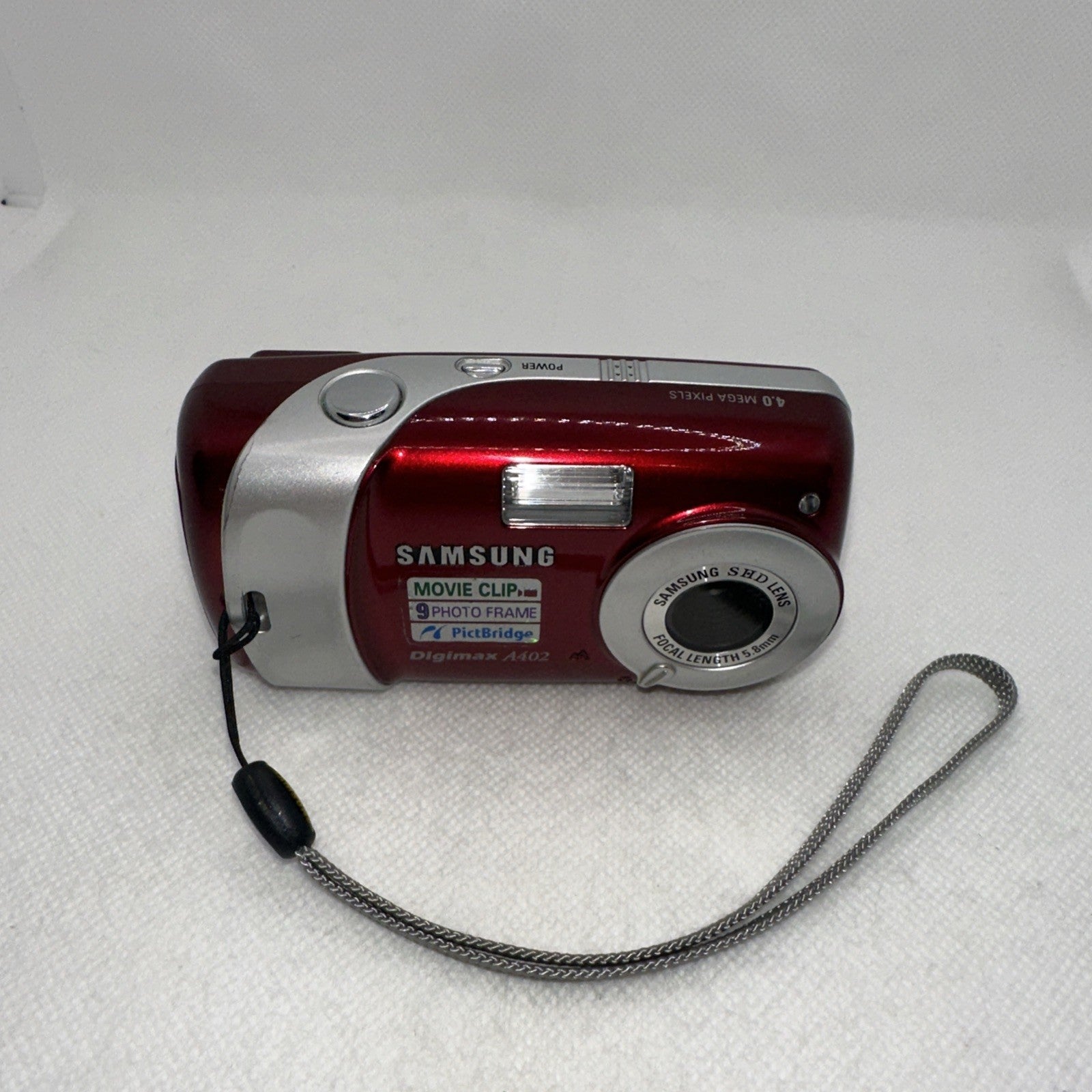 Samsung Digimax A402 Digital Camera Tested Working Plus Batteries And 1GB SD2
