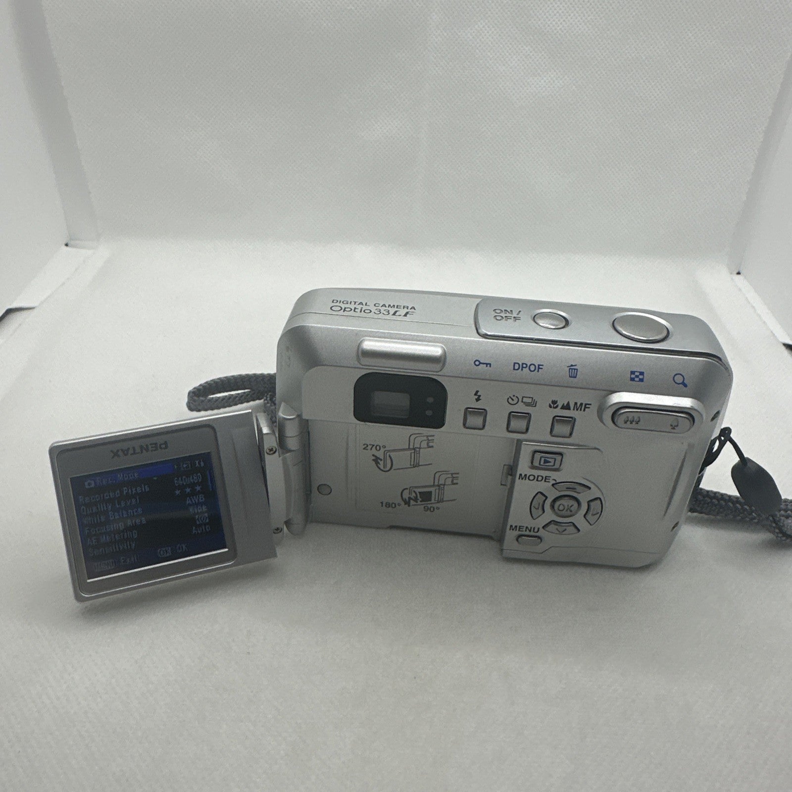 Pentax Optio 33LF 3.2MP Digital Camera refm4