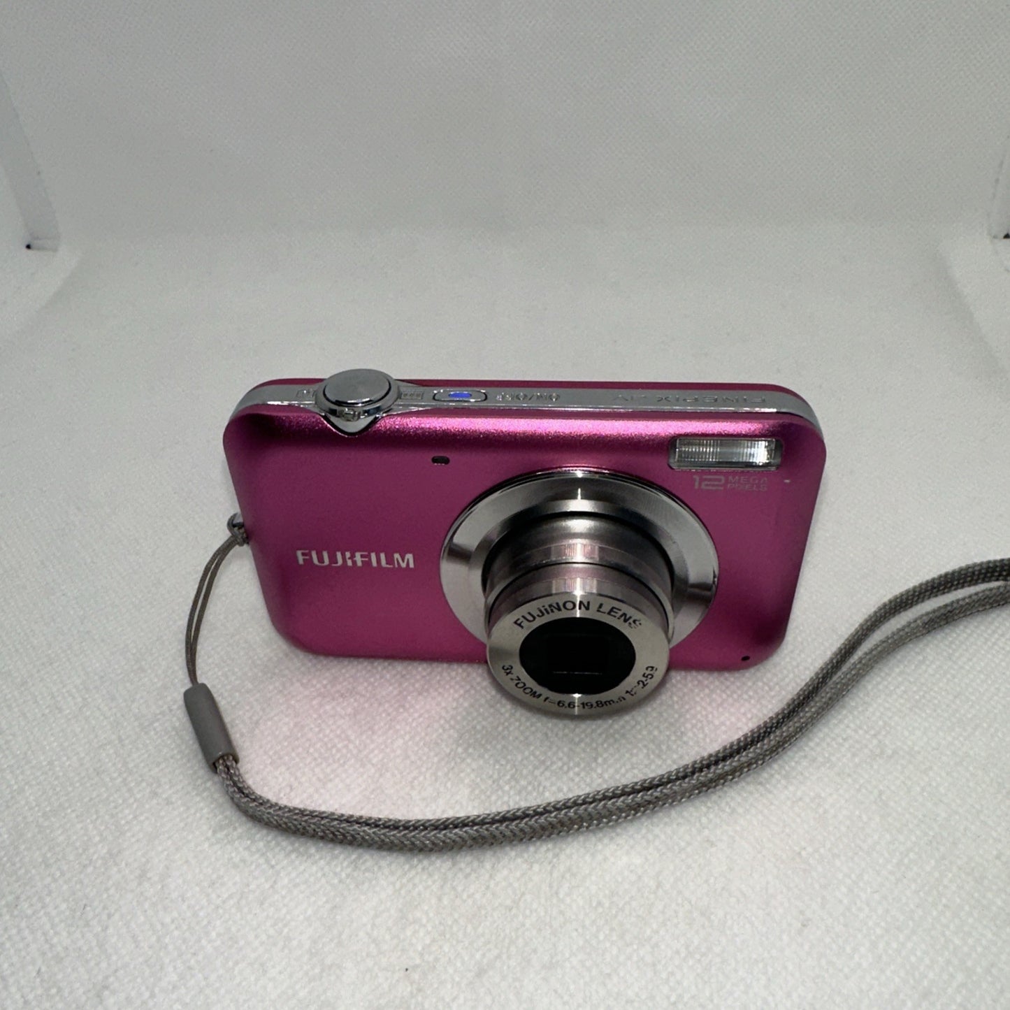 Fujifilm Digital Camera FinePix JV110 12.0MP Pink Tested + Charger Battery 16GB2
