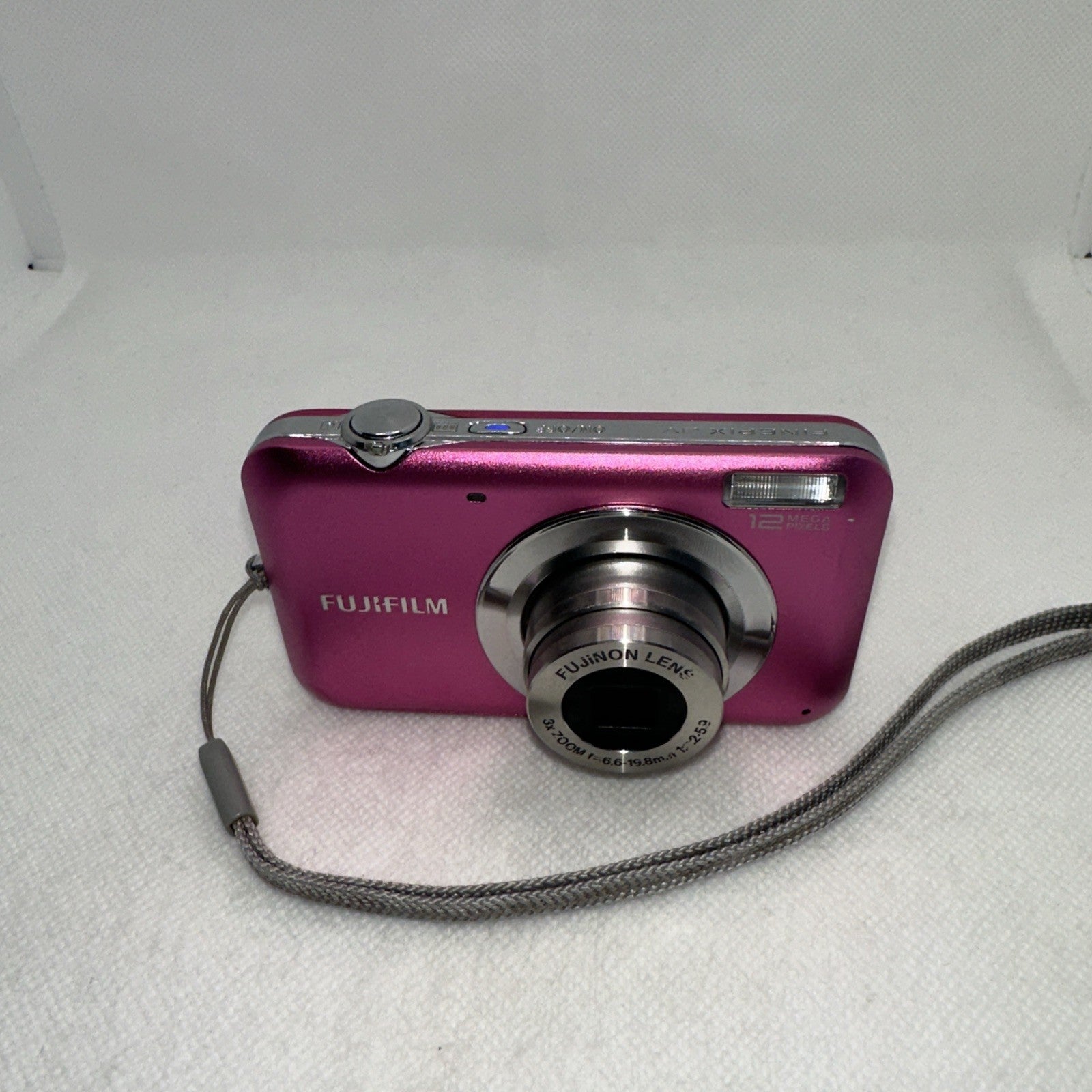 Fujifilm Digital Camera FinePix JV110 12.0MP Pink Tested + Charger Battery 16GB2