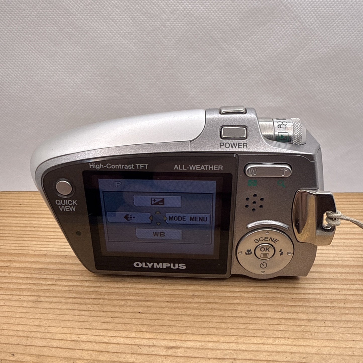 Olympus U Mini 4MP Digital Camera Tested Working + Charger Battery XD Card