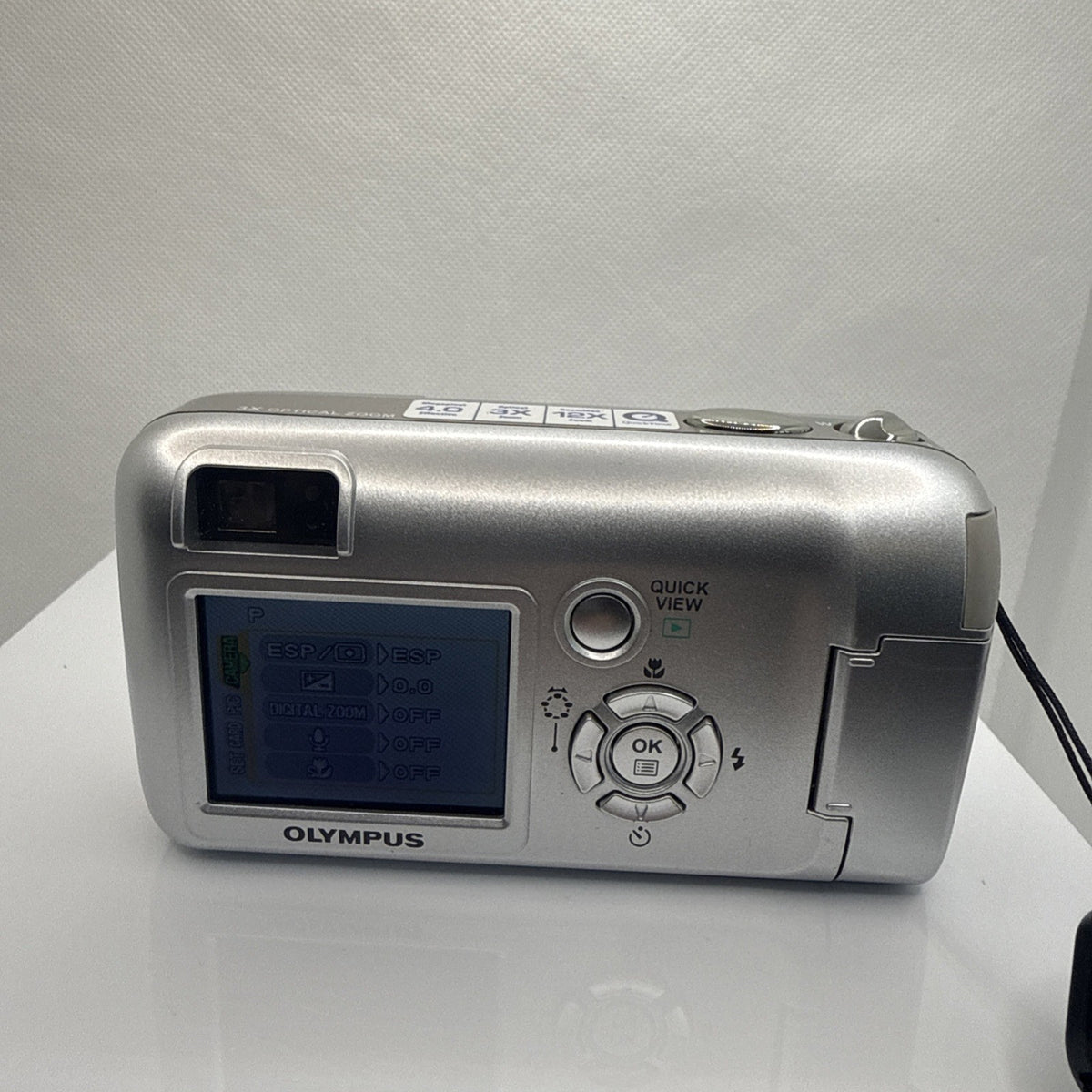 Olympus Digital Camera Camedia C-460 Zoom 4.0MP Tested Fully Kit vgc Y2K Retro