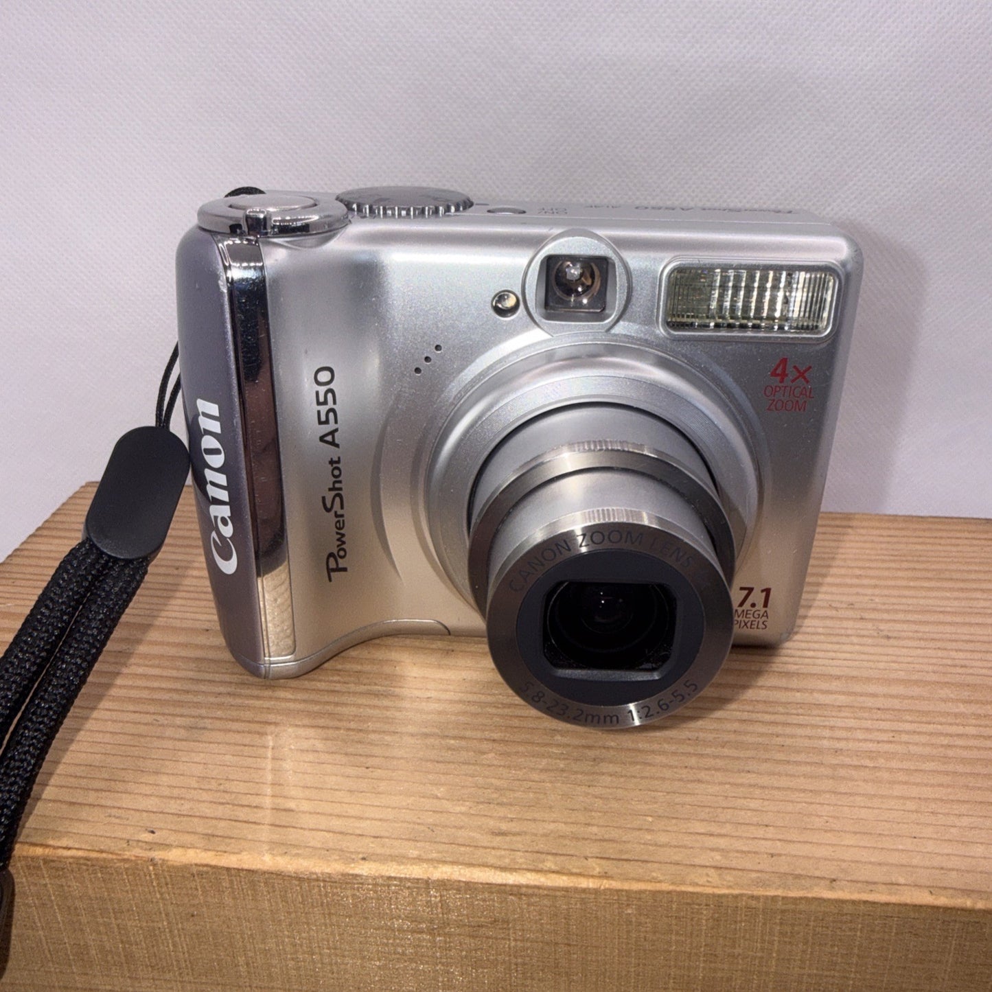 Digital Camera Canon Power shot A550 7.1 MP Tested + 4GB SD Card